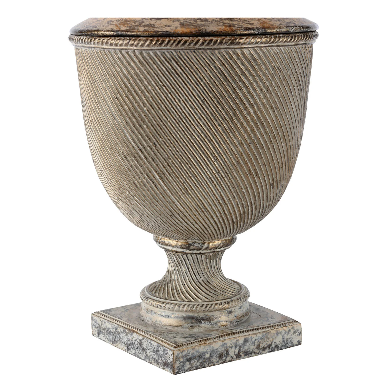 Lattice Table Lamp In Black & Gold/Cream & Gold, Base Only E27 - Image 18
