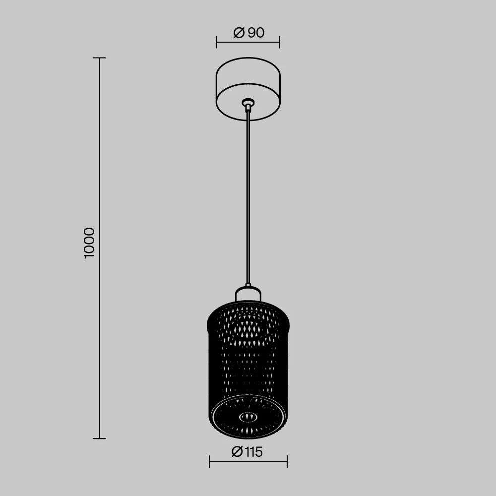 Latticea Outdoor Pendant - Image 5