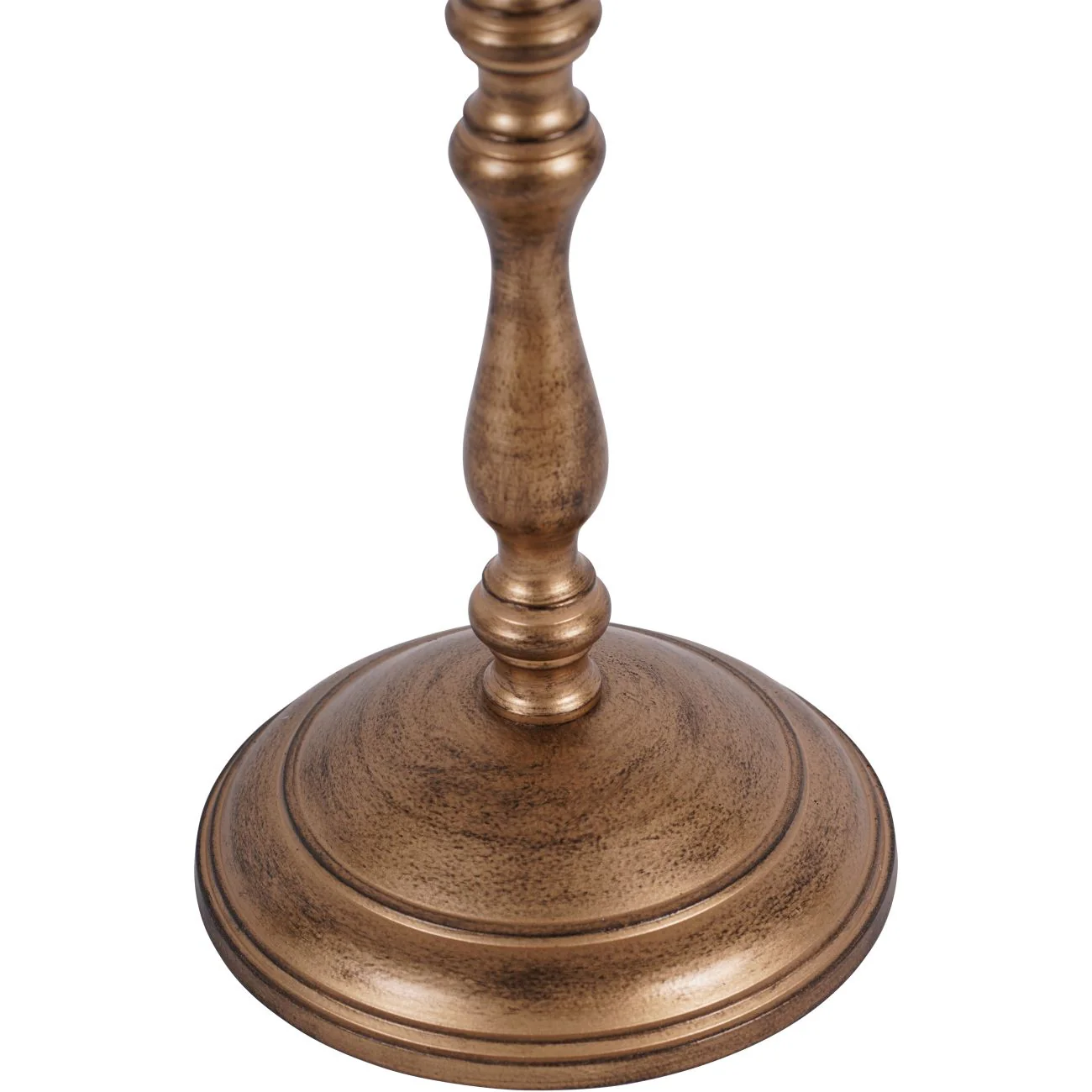 Antique Brass Palm Tree Candlestick - Large/Small - Image 11