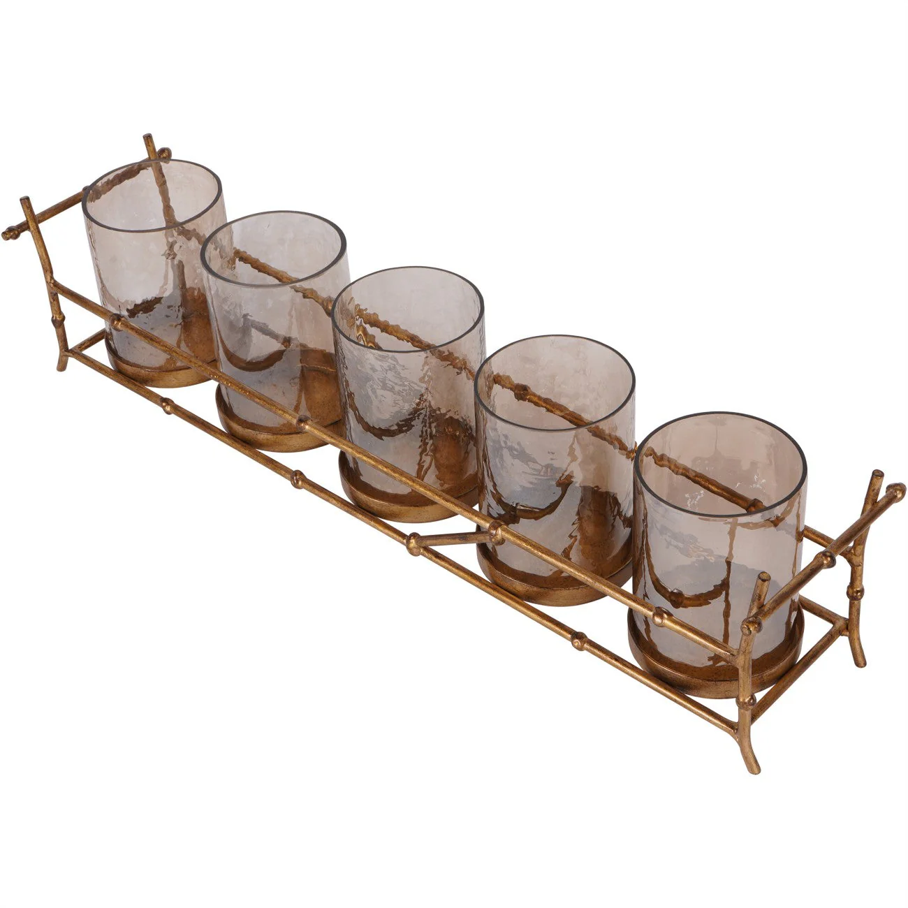 Astaire Bamboo 5 Hurricane Candle Holder - Image 3