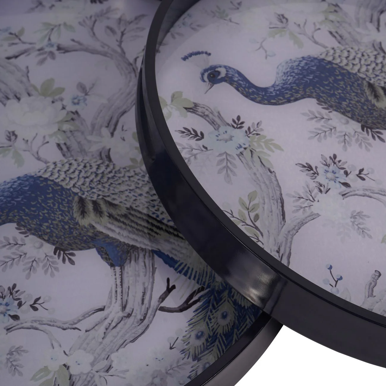 Belvedere Peacock Set Of 2 Trays - Image 4