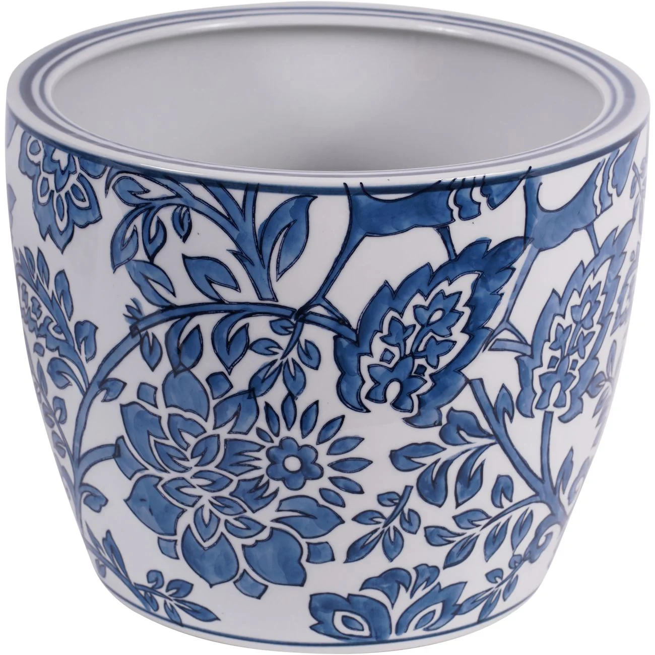 Blue and White Adain Porcelain Planter - Large/Small - Image 6