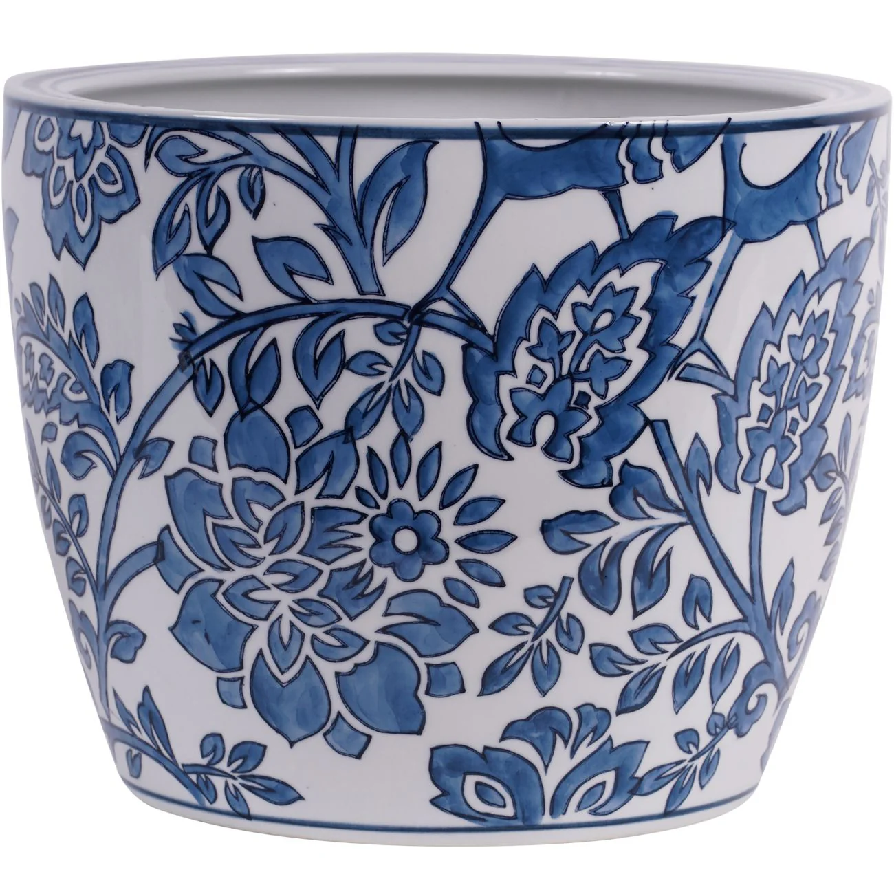 Blue and White Adain Porcelain Planter - Large/Small - Image 7