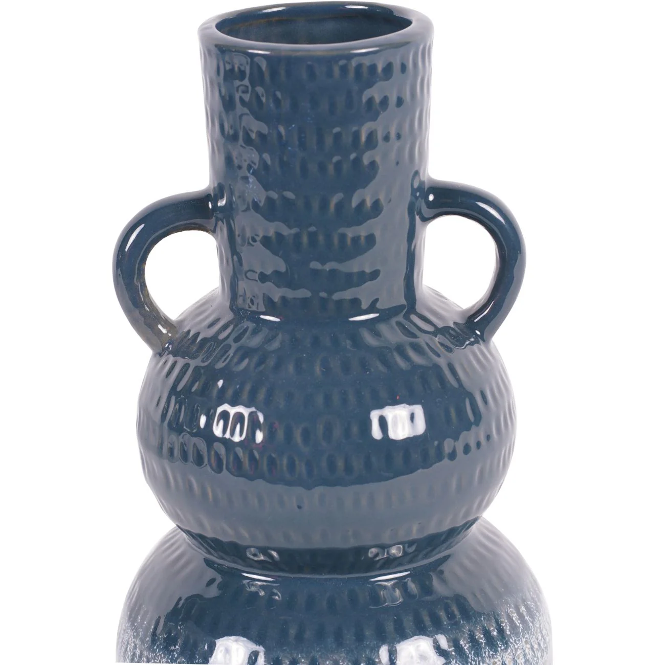 Blue Laneham Stoneware Vase - Large/Med/Small - Image 12