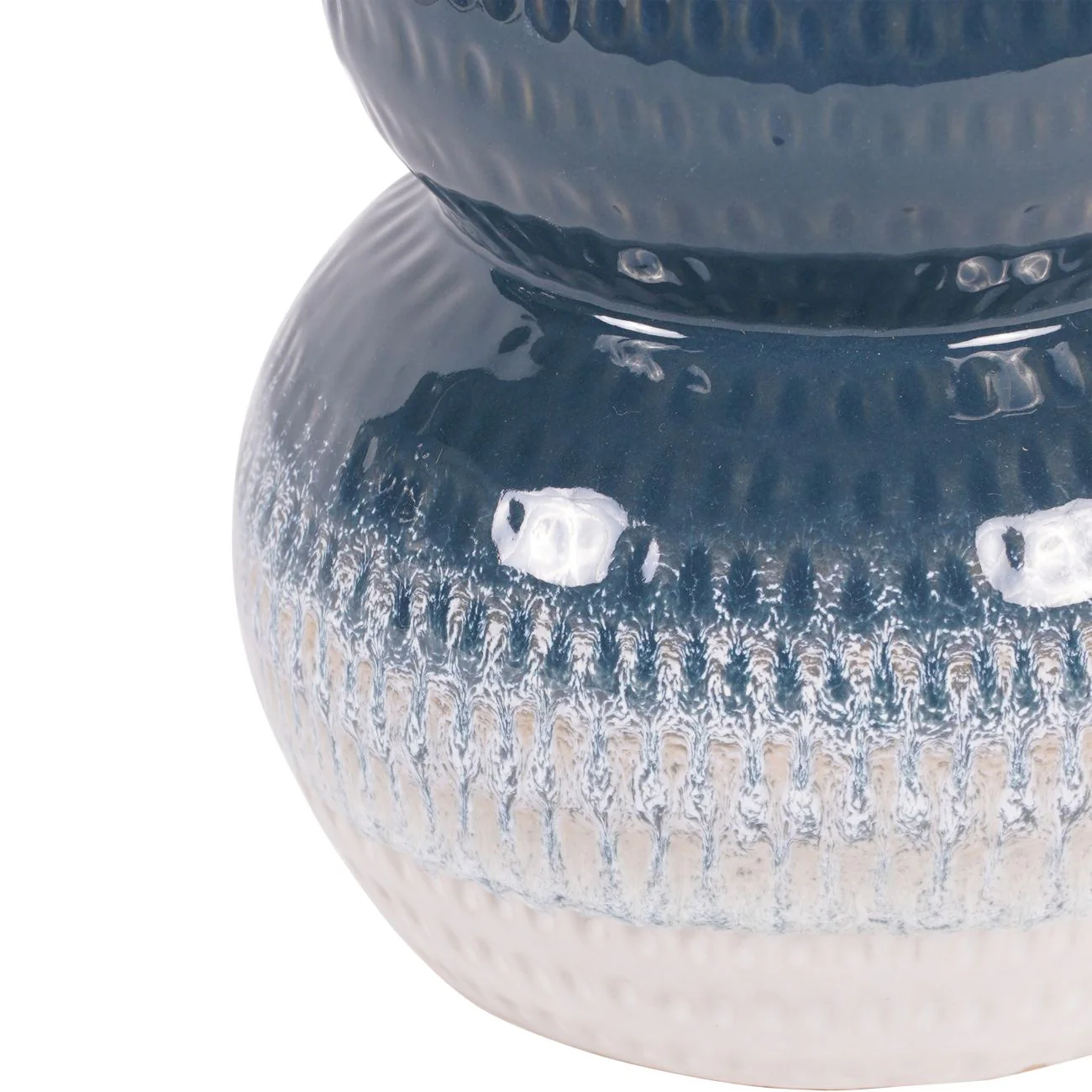 Blue Laneham Stoneware Vase - Large/Med/Small - Image 13