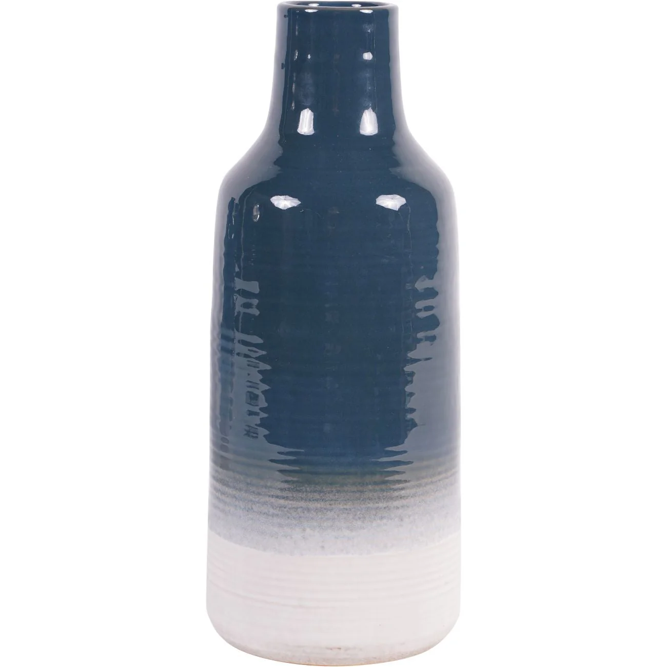 Blue Laneham Stoneware Vase - Large/Med/Small - Image 2
