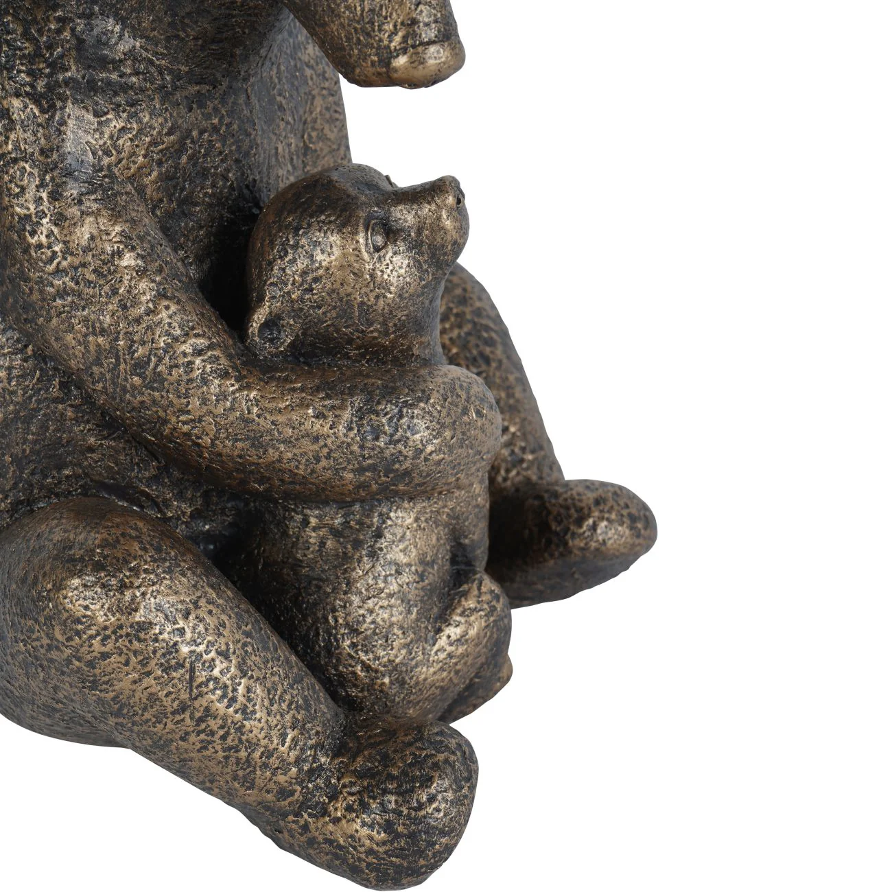 Bronze Bear with Cub Sculpture - Image 5
