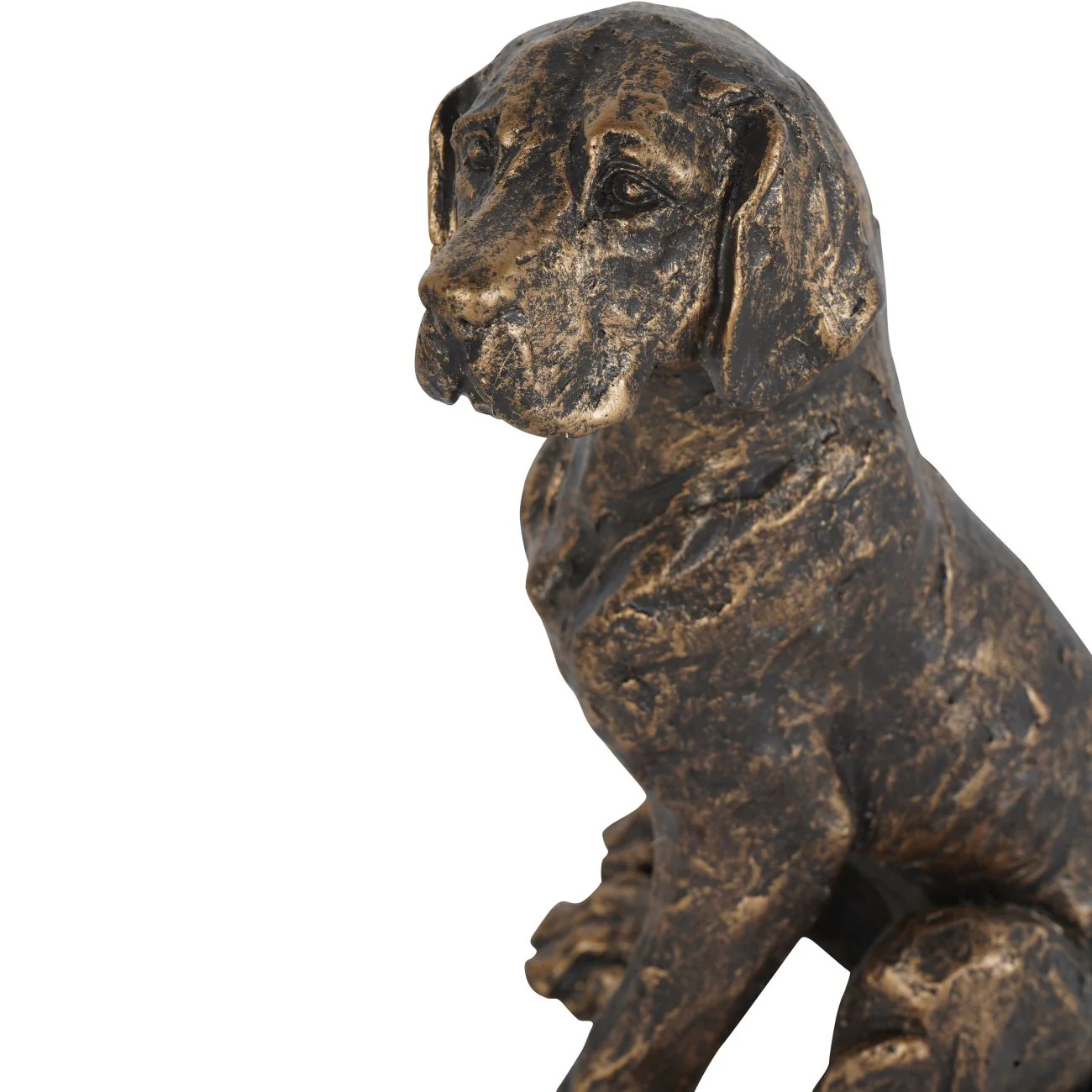 Bronze Sitting Dog Sculpture - Large/Small - Image 10