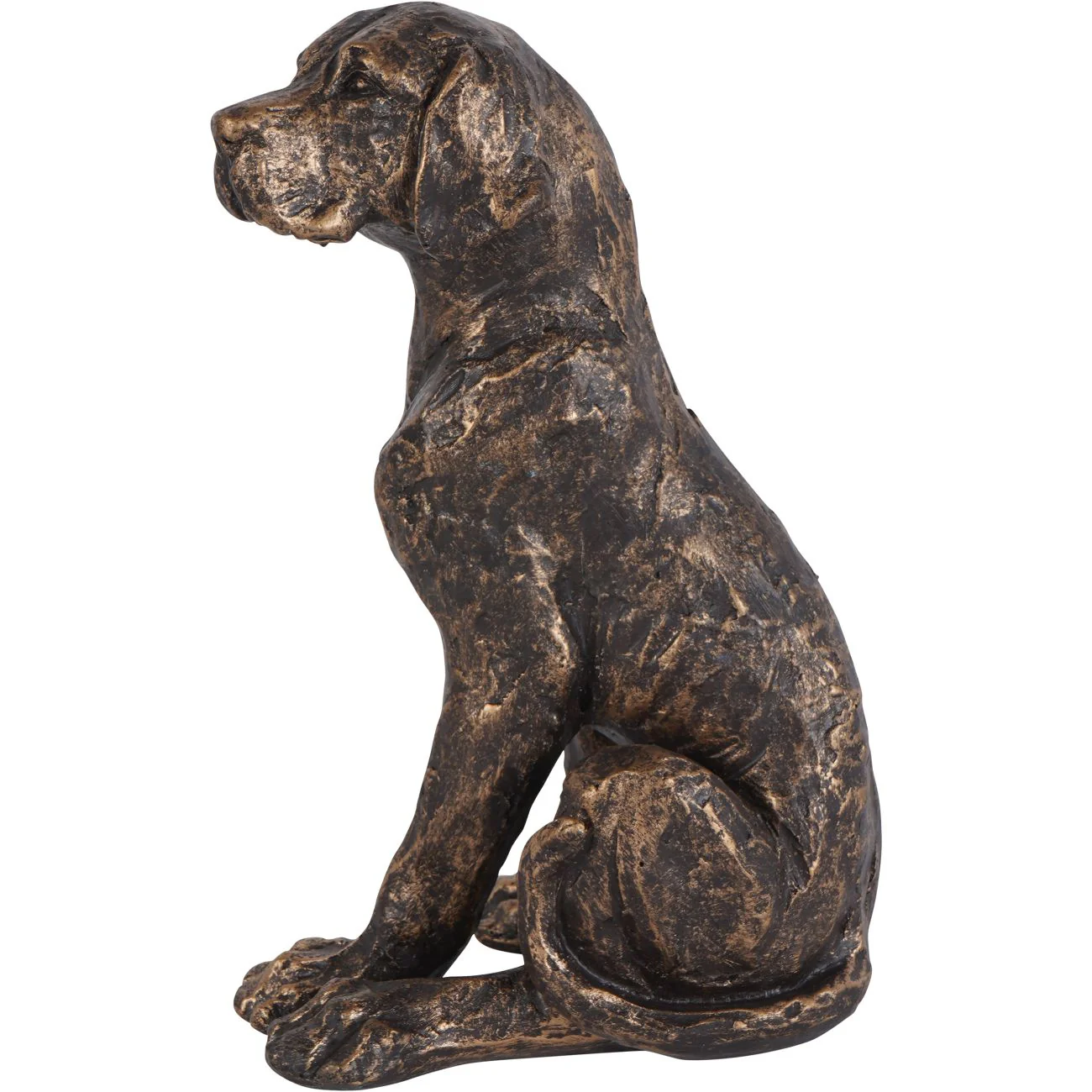 Bronze Sitting Dog Sculpture - Large/Small - Image 8