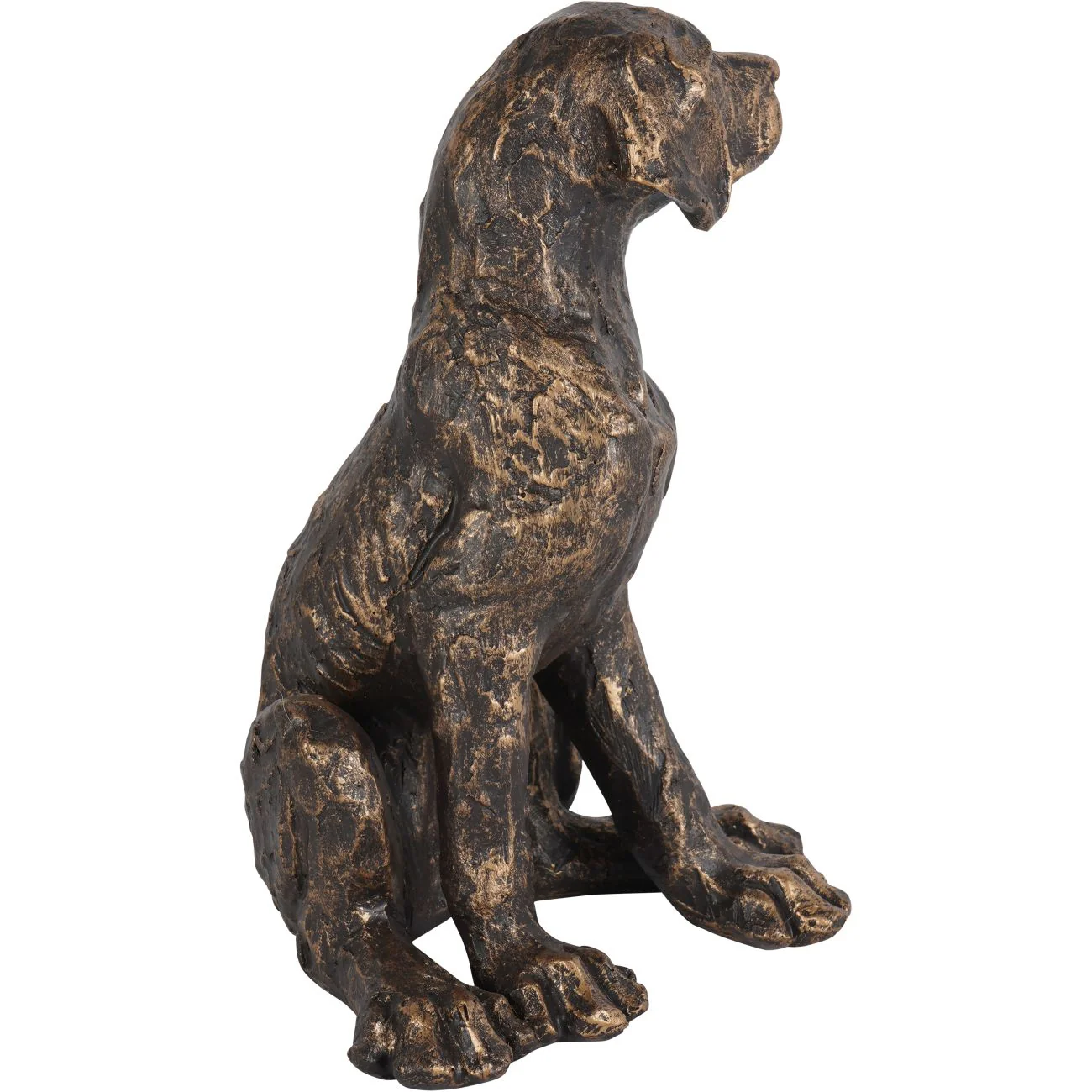 Bronze Sitting Dog Sculpture - Large/Small - Image 9