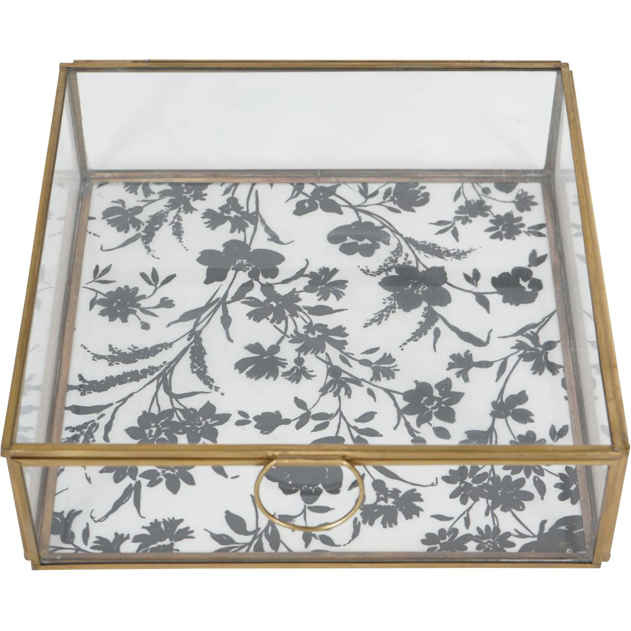 Clear Single Glass Box In Rye -Large/Small - Image 3