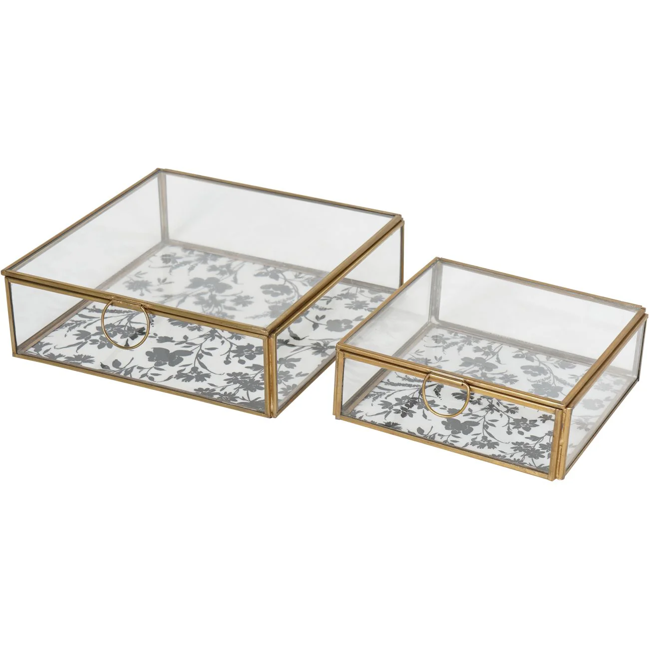 Clear Single Glass Box In Rye -Large/Small - Image 6