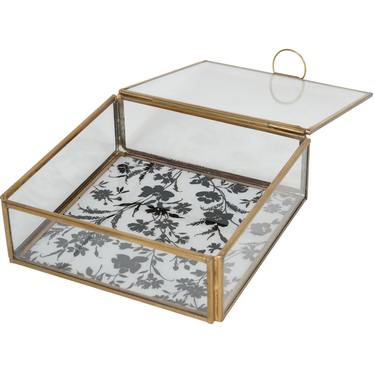 Clear Single Glass Box In Rye -Large/Small - Image 8