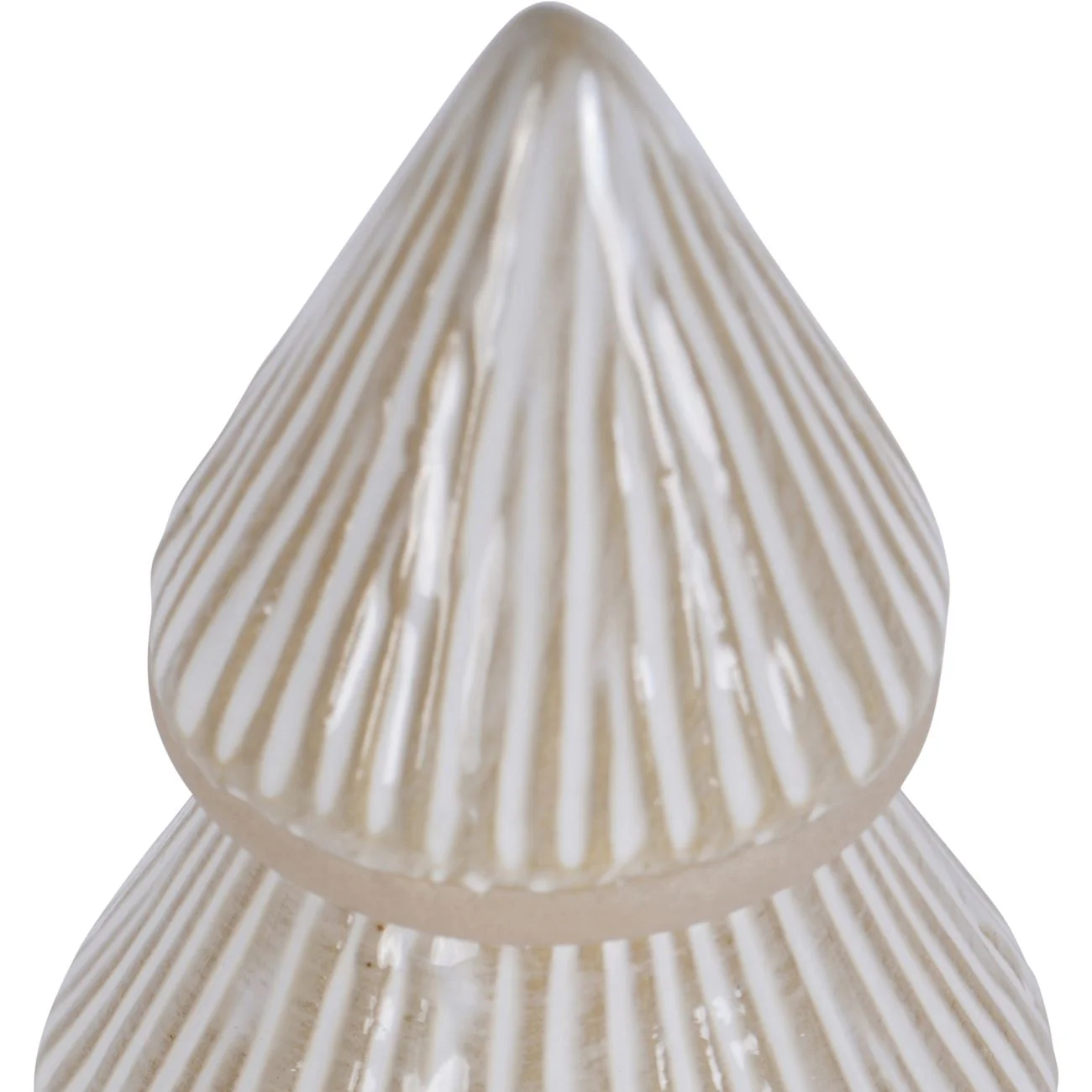 Cream Ceramic Christmas Tree Decoration - Image 3