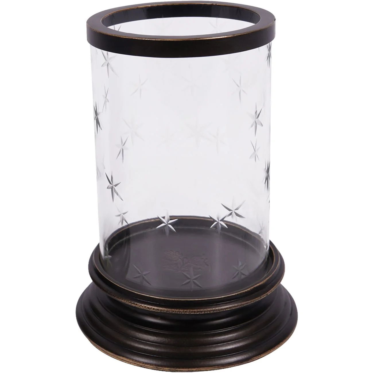 Dark Bronze Cleverton Hurricane Lamp - Large/Medium/Small - Image 9
