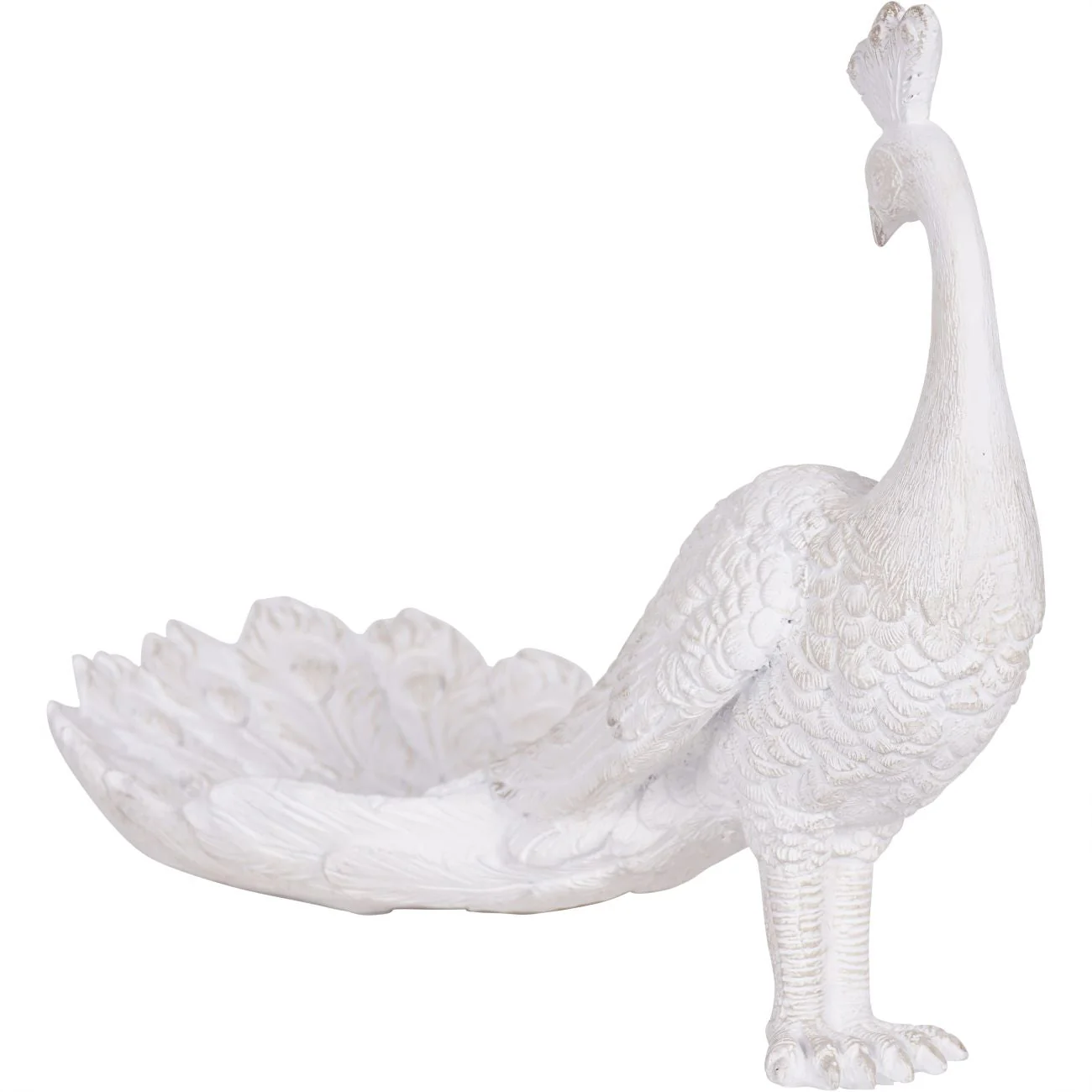 Distressed Peacock Trinket Dish - Image 3