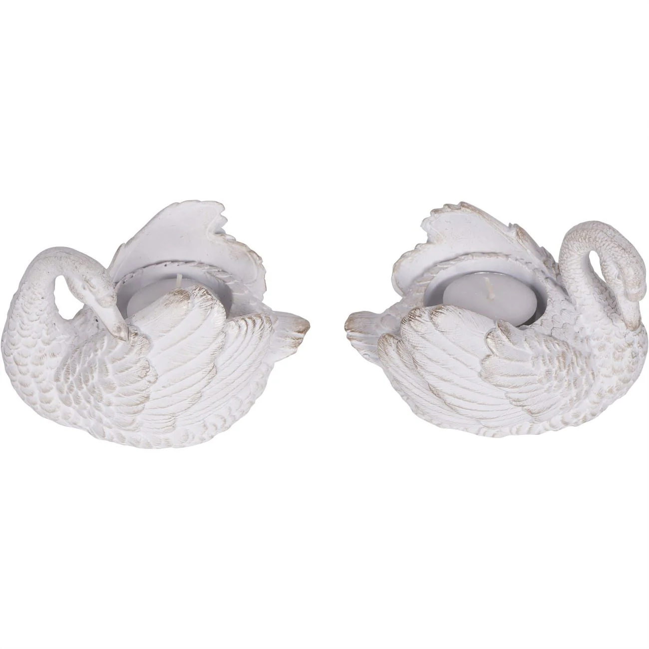 Distressed Swan Votiveholder Set of 2 - Image 3