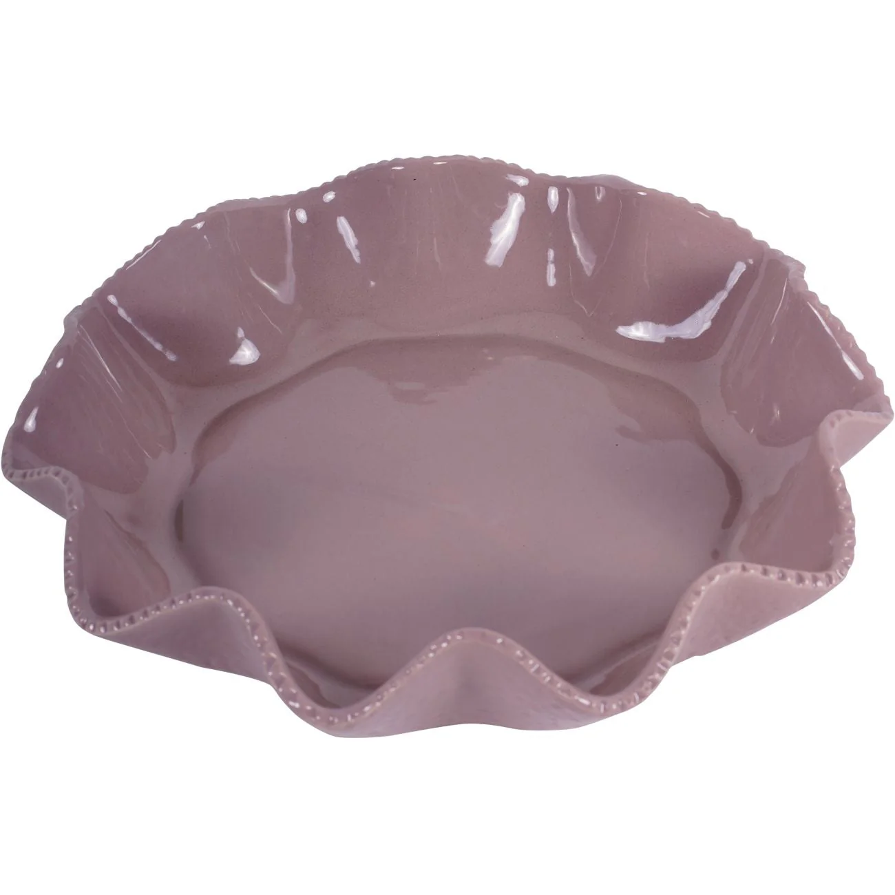 Dusky Pink Ledwell Stoneware Bowl Large - Image 3