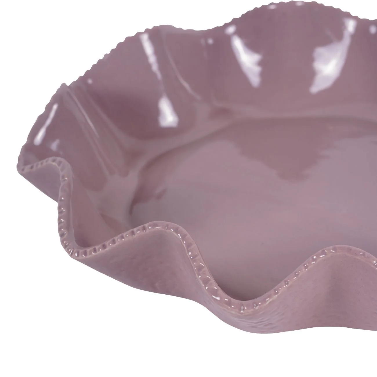 Dusky Pink Ledwell Stoneware Bowl Large - Image 4