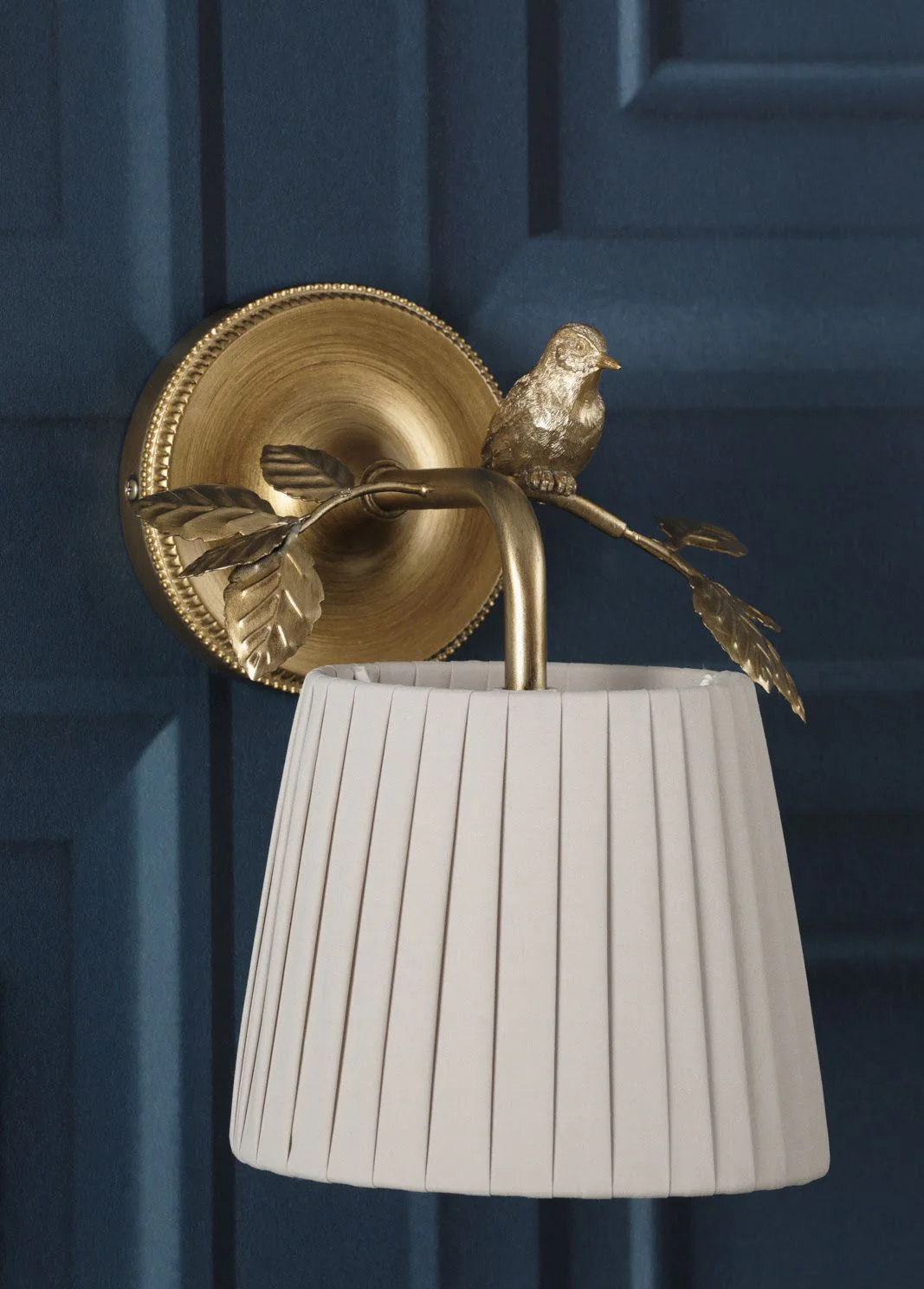 Egelton Wall Light Aged Brass With Shade - Image 5