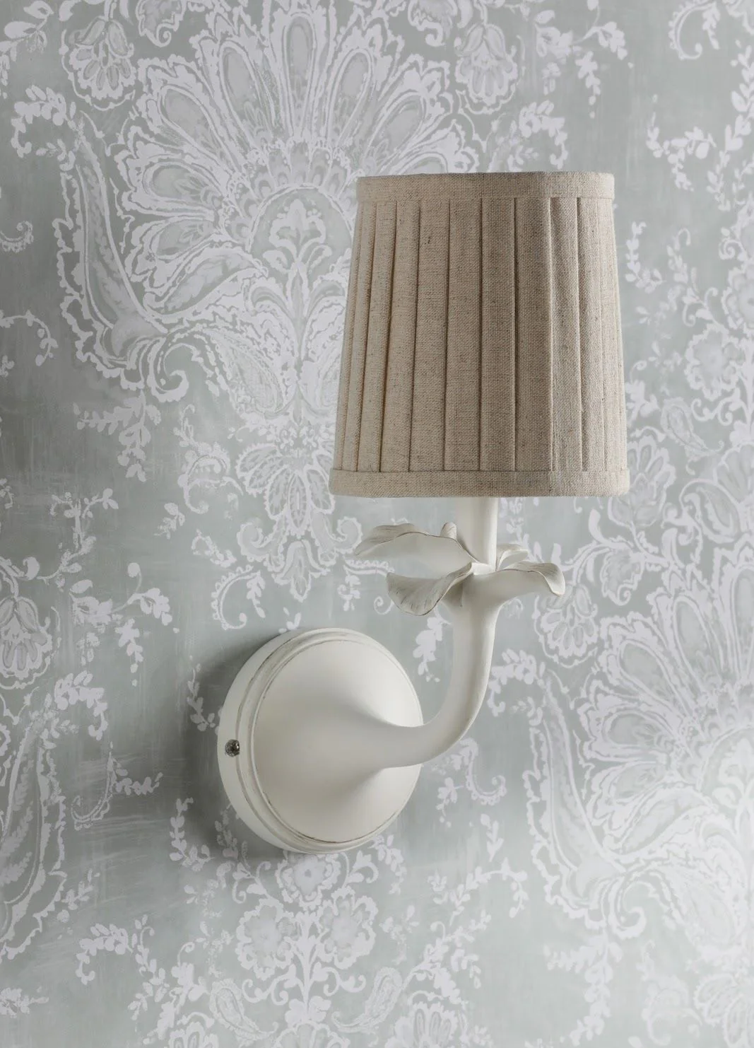 Eleni Wall Light Matt White With Shade - Image 6