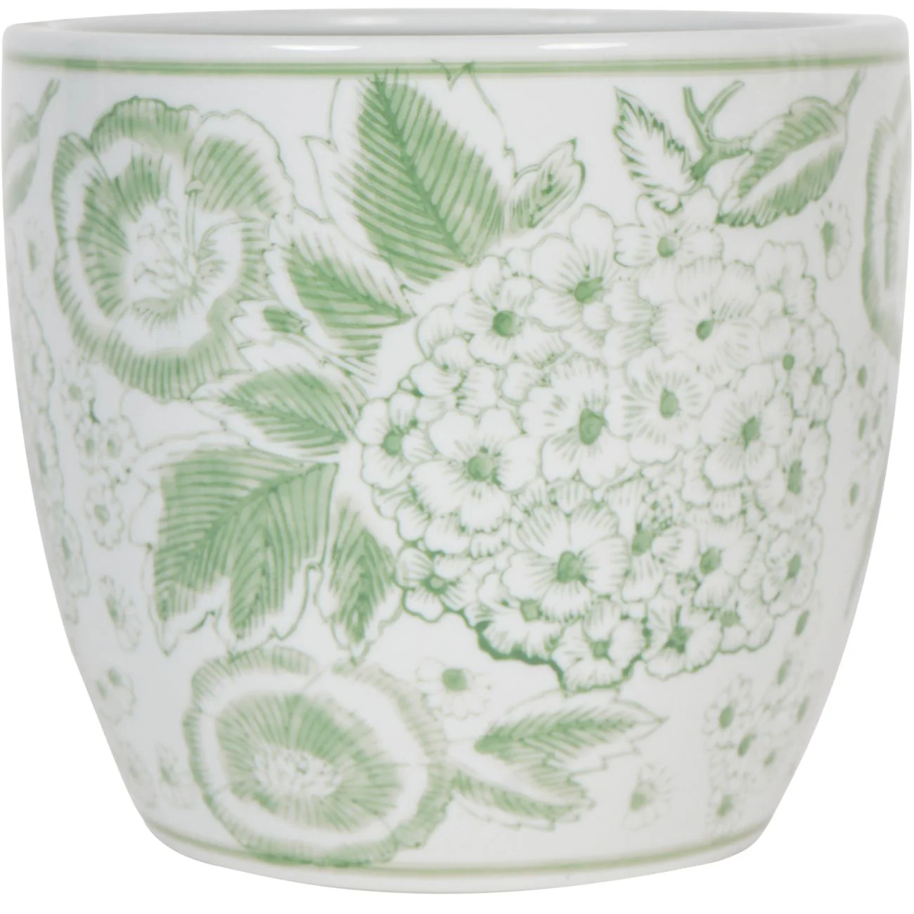 Green Porcelain Planter Medium - Image 2