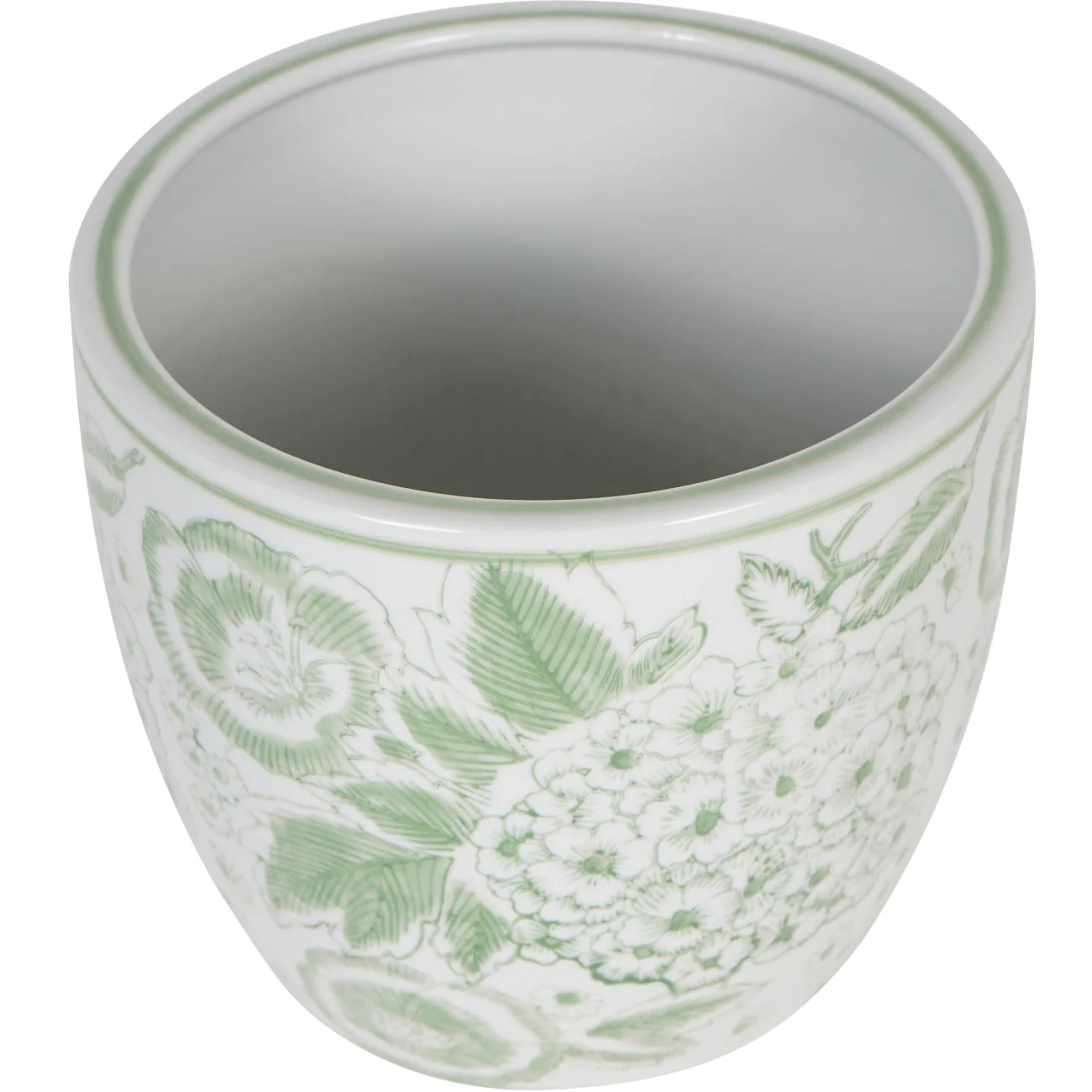 Green Porcelain Planter Medium - Image 3