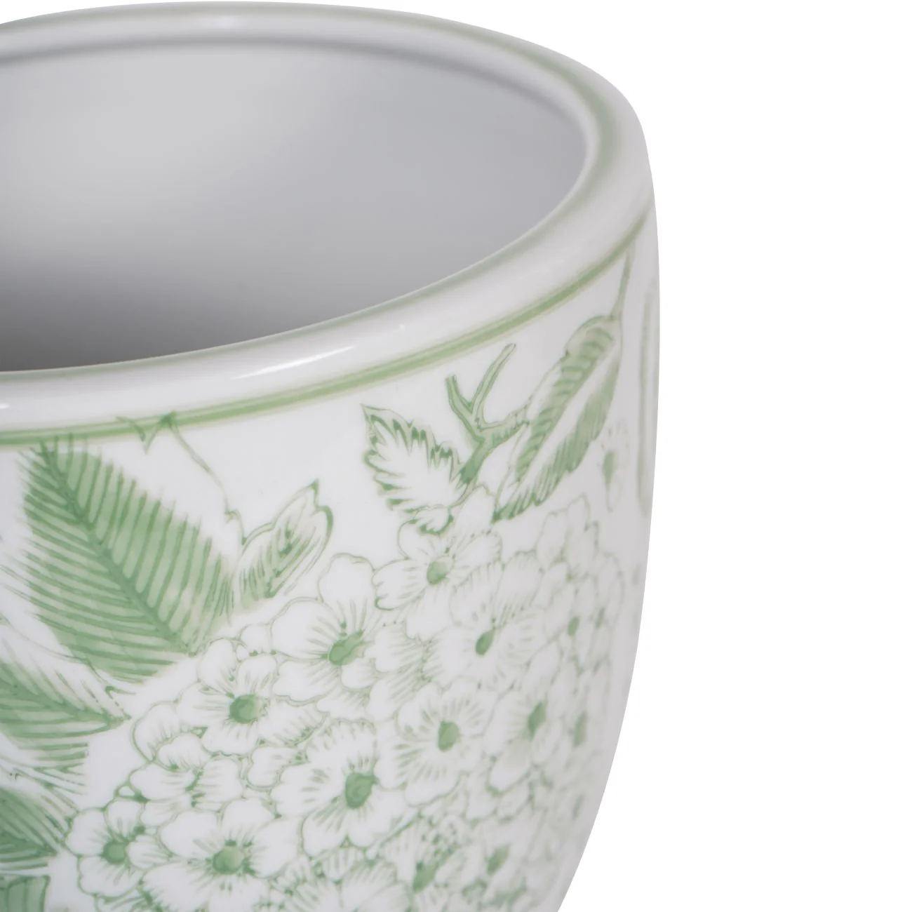 Green Porcelain Planter Medium - Image 4