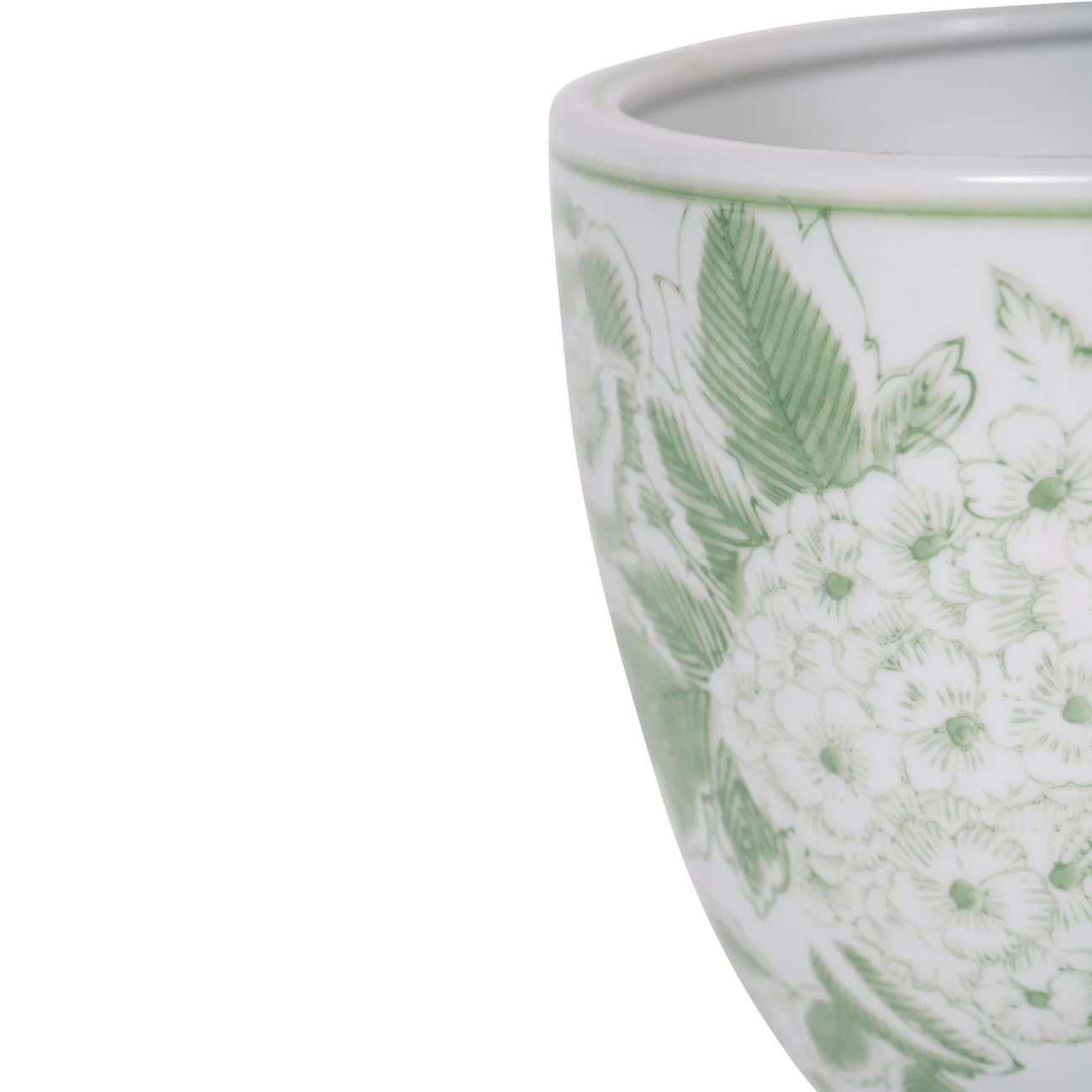 Green Porcelain Planter Medium - Image 5