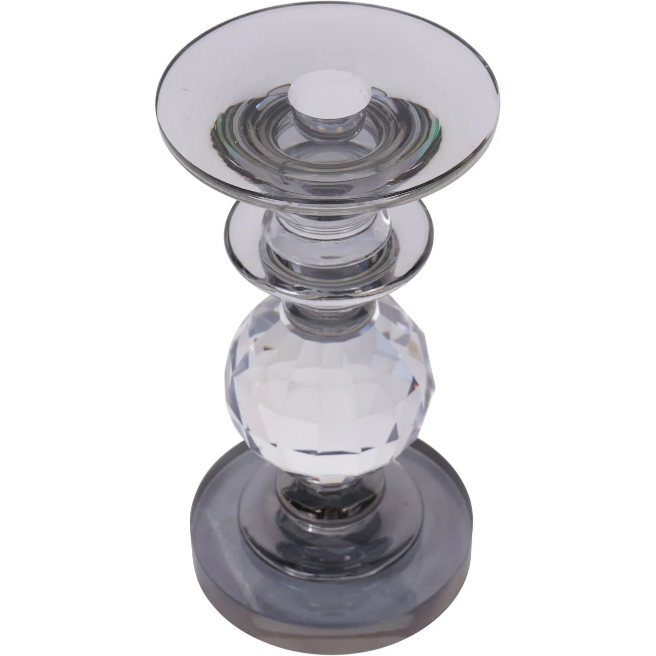 Kersey Glass Candle Holder - Small/Large - Image 2