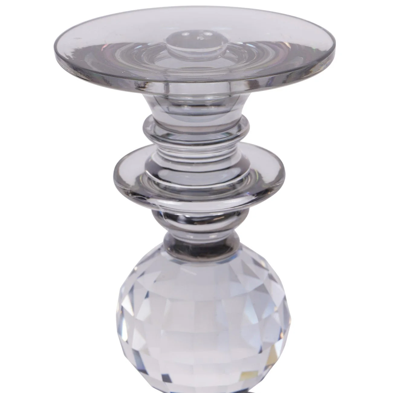 Kersey Glass Candle Holder - Small/Large - Image 3