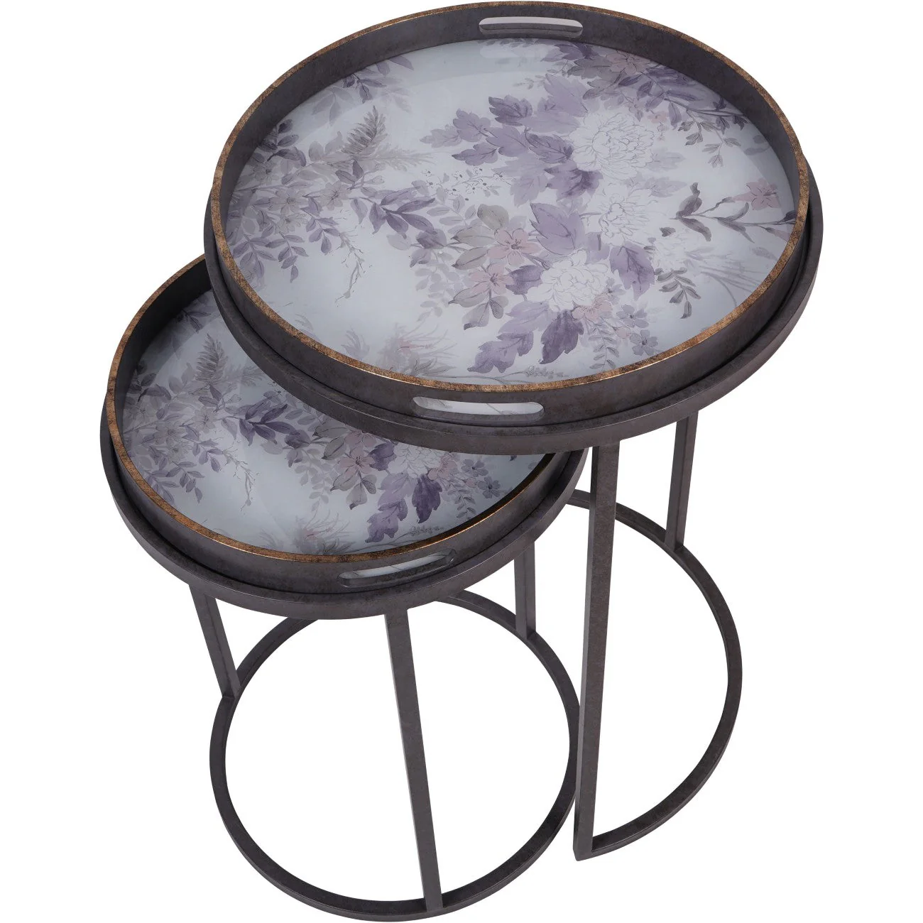 Linlithgow Set of 2 Side Tray Tables - Image 2