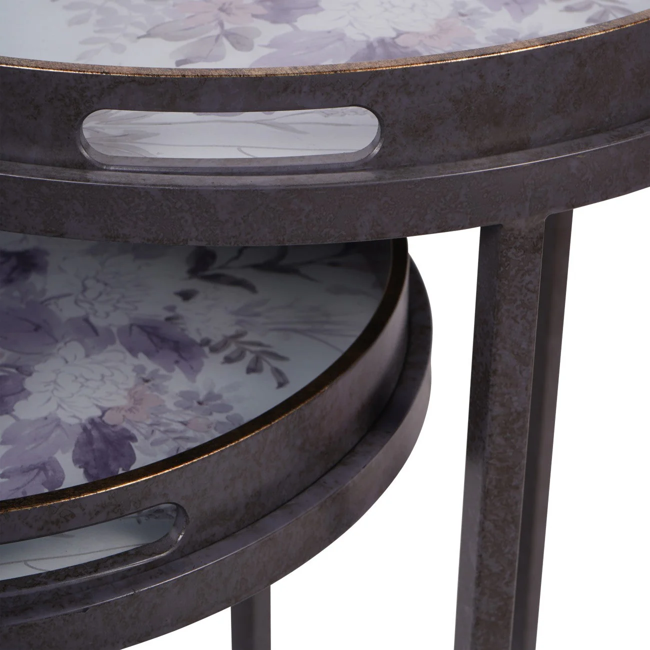 Linlithgow Set of 2 Side Tray Tables - Image 4