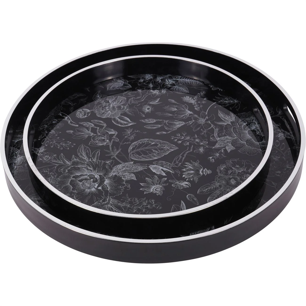 Louise Print Set Of 2 Trays - Image 3