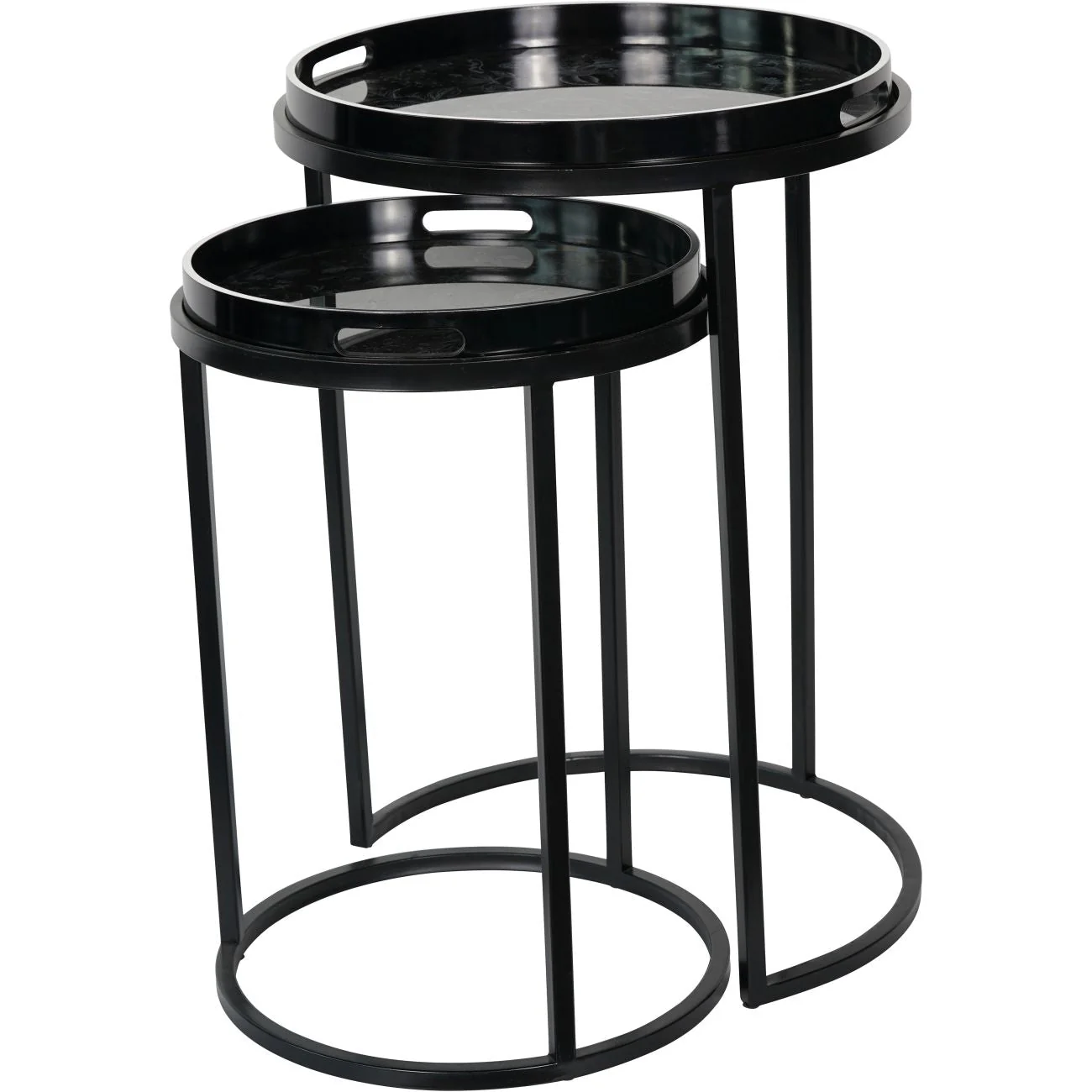 Louise Set Of 2 Tray Tables - Image 2