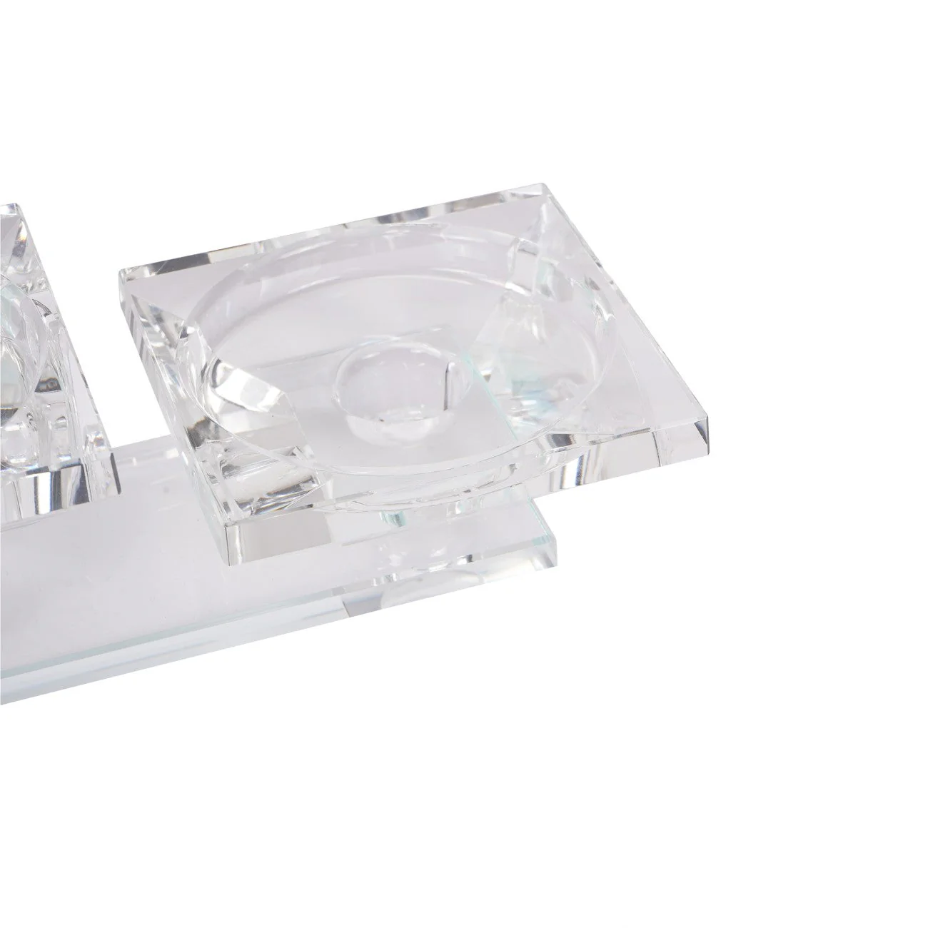 Morcott Glass 5 Head Pillar Holder - Image 4