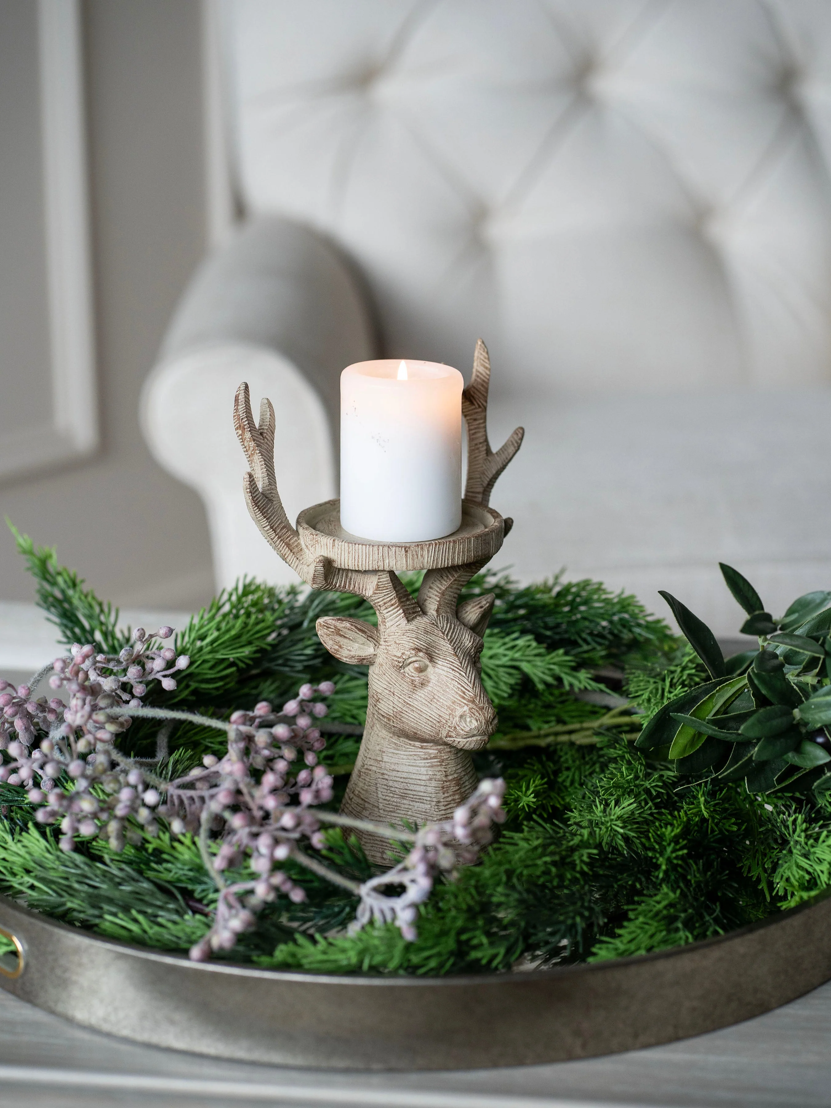 Resin Deer Candleholder - Image 6