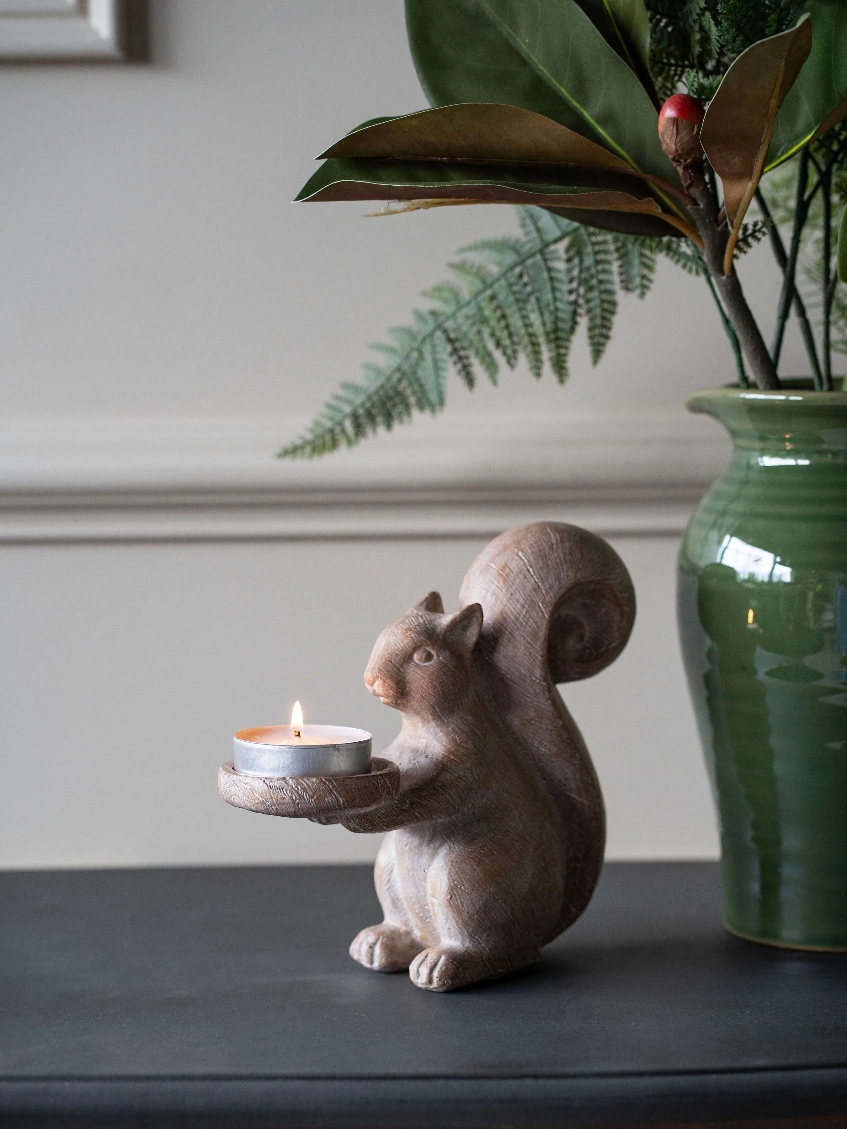 Resin Squirrel Candleholder - Image 5