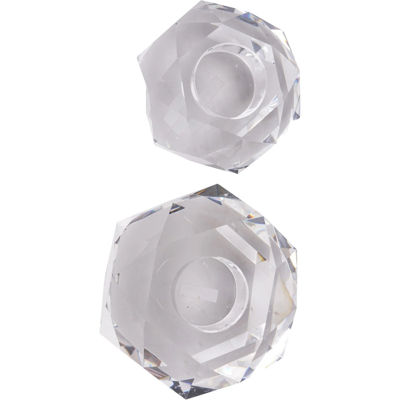 Set of 2 Morcott Glass Tealight Holder - Image 3