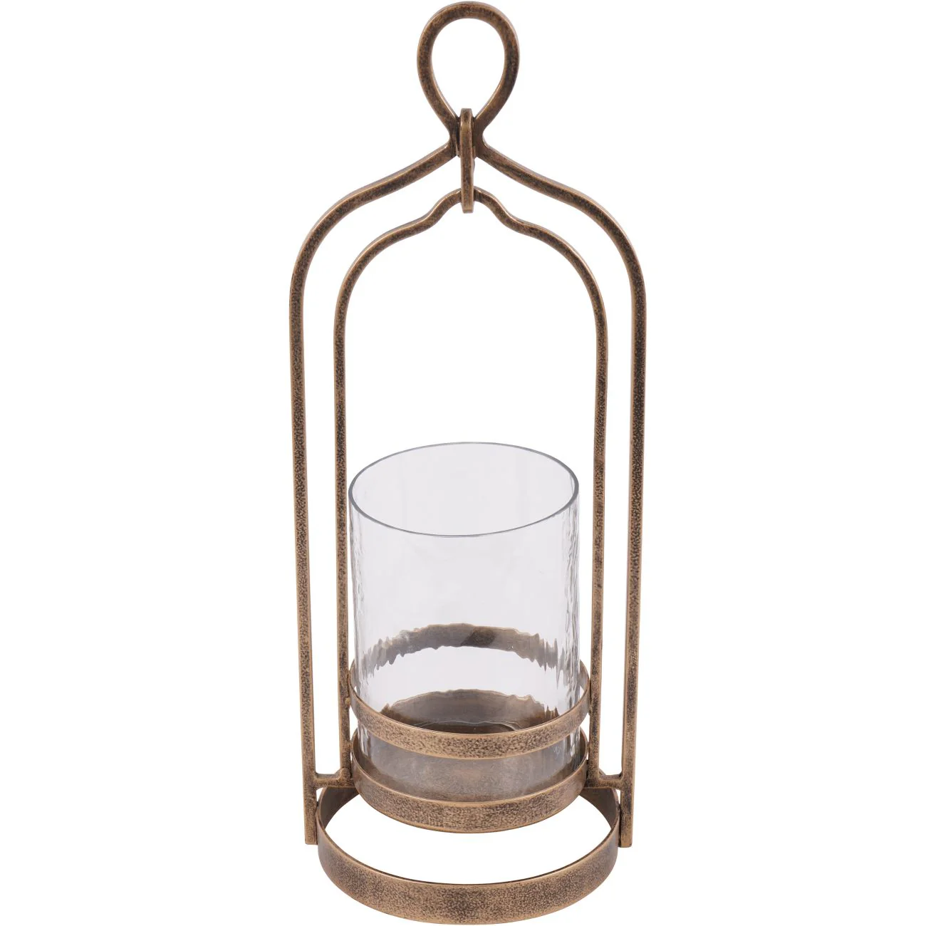Small Aged Gold Loop Hurricane - Image 2