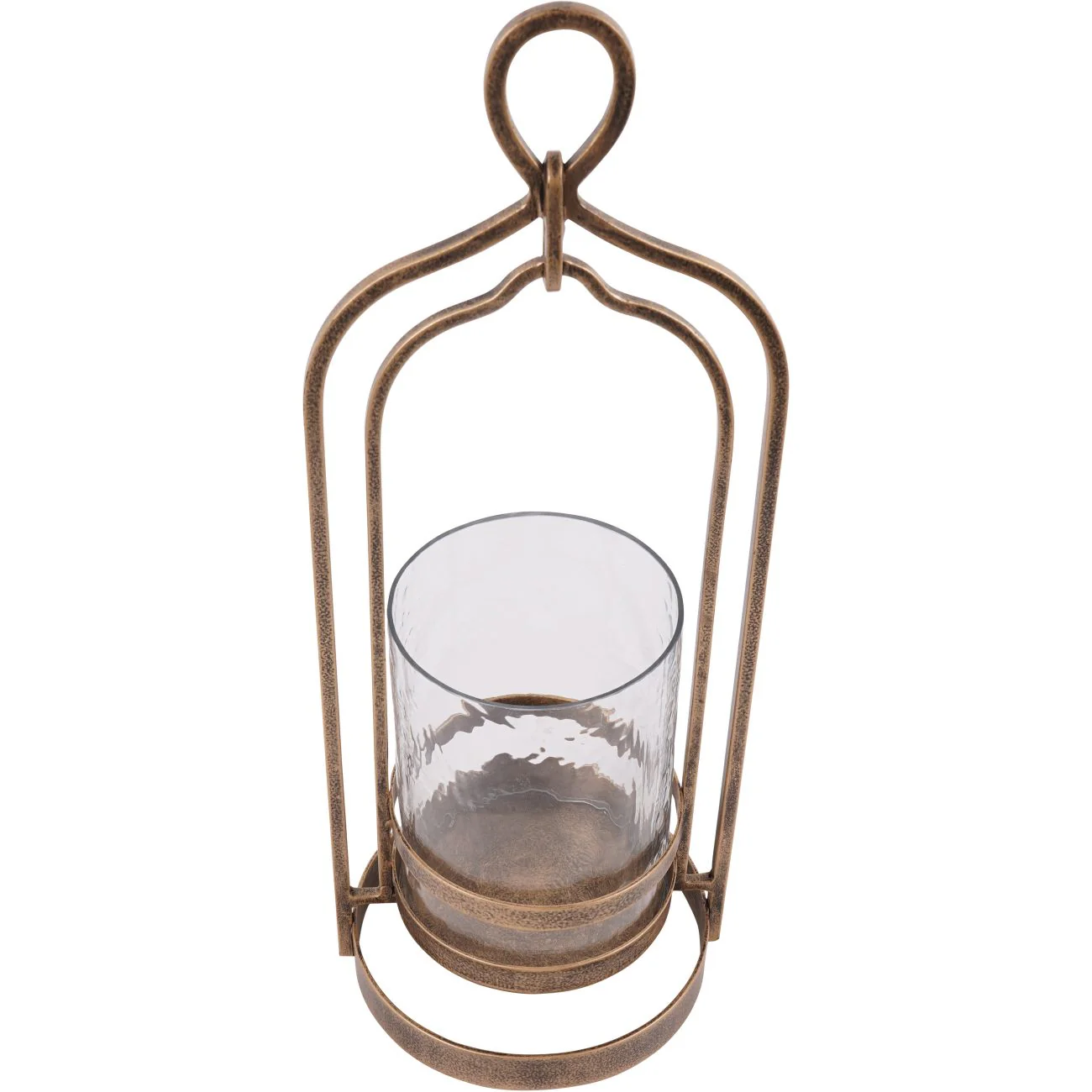 Small Aged Gold Loop Hurricane - Image 3