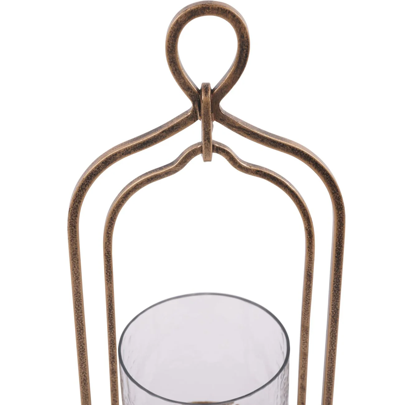 Small Aged Gold Loop Hurricane - Image 4