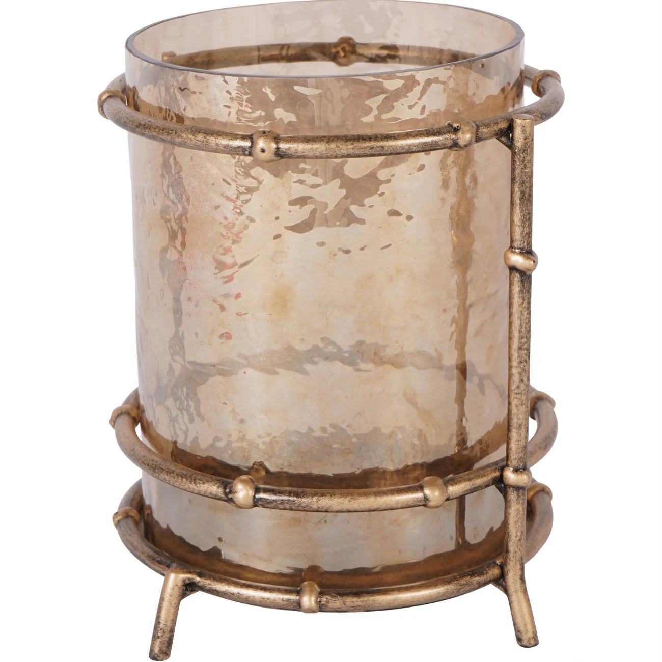 Small Astaire Bamboo Table Hurricane - Image 2