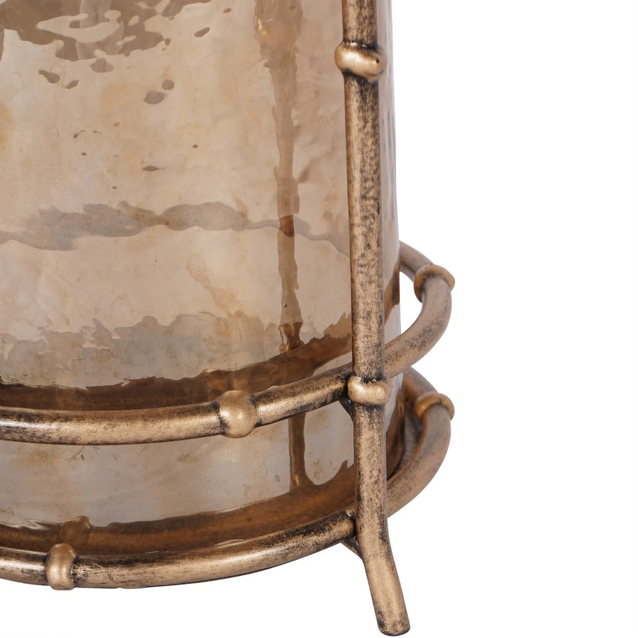 Small Astaire Bamboo Table Hurricane - Image 4