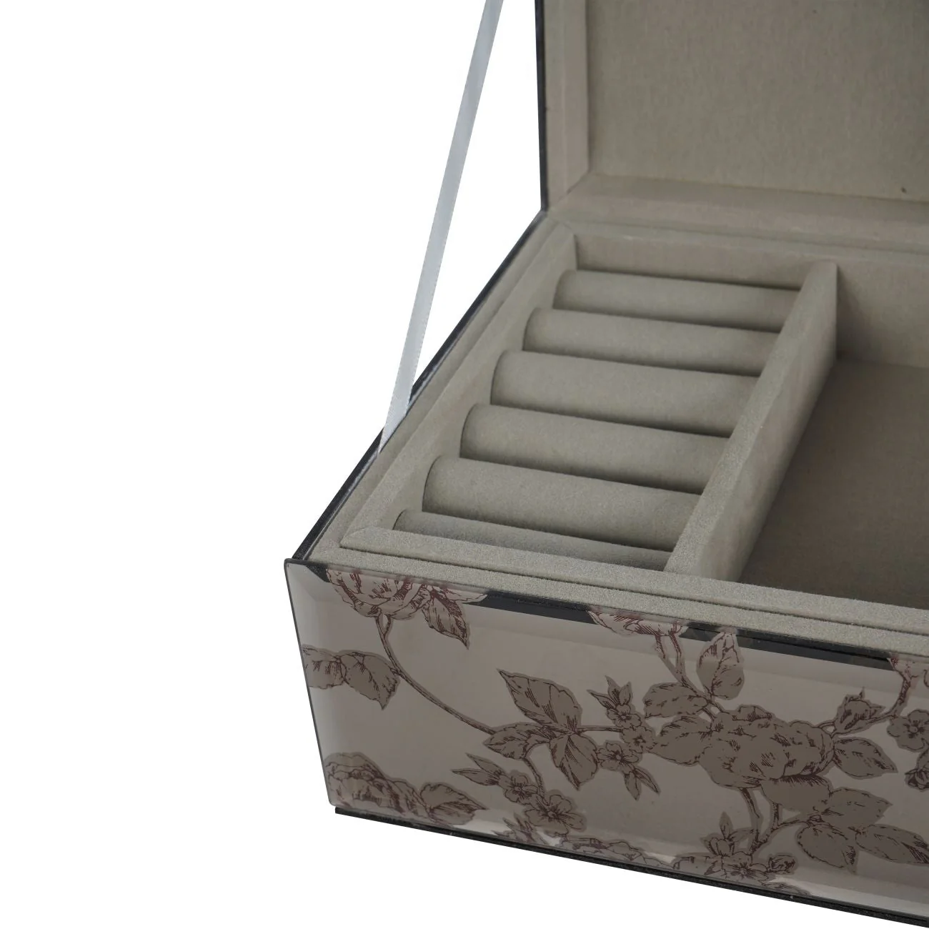 Truffle Pollington Roses Mirrored Printed Jewellery Box  - Various Sizes - Image 12