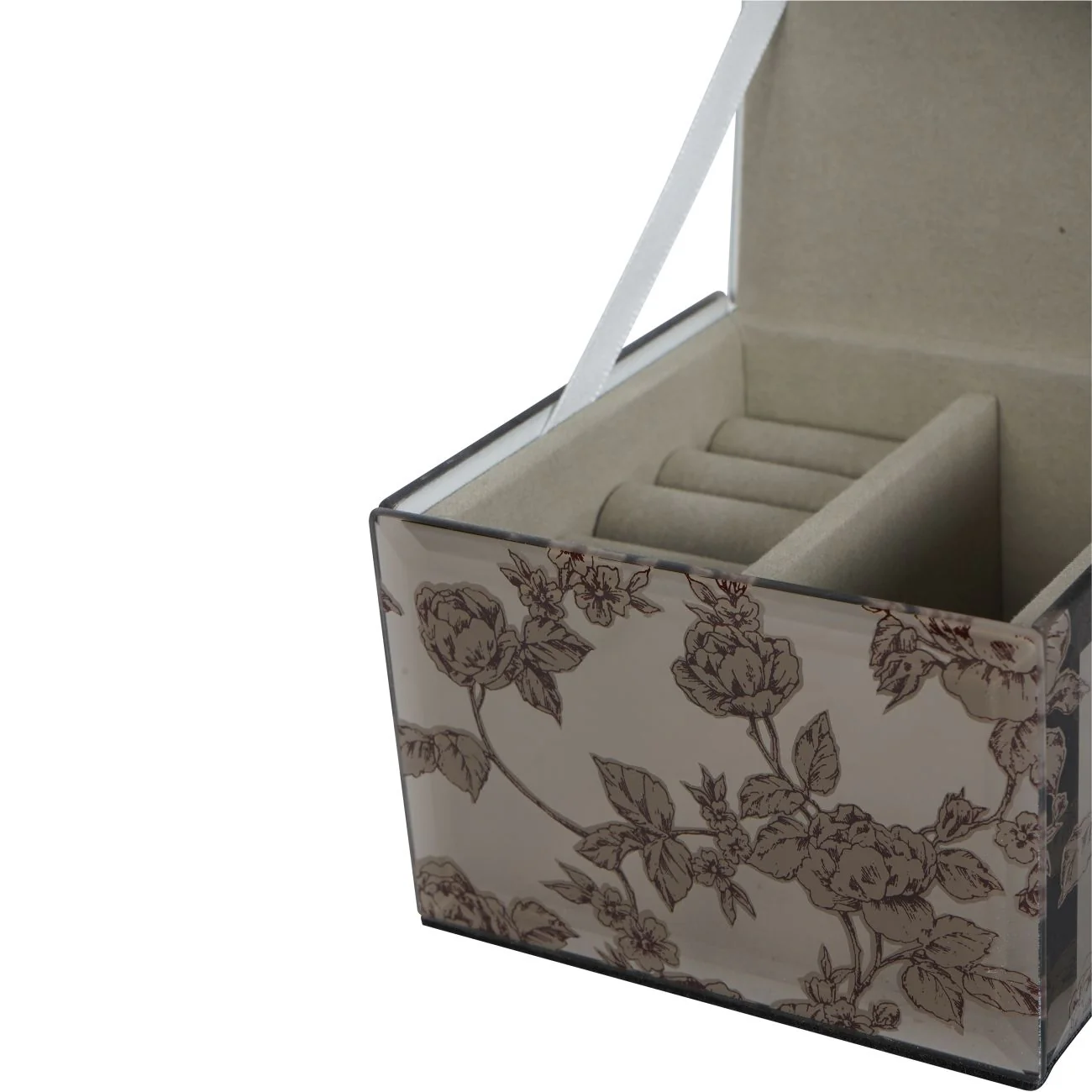 Truffle Pollington Roses Mirrored Printed Jewellery Box  - Various Sizes - Image 20