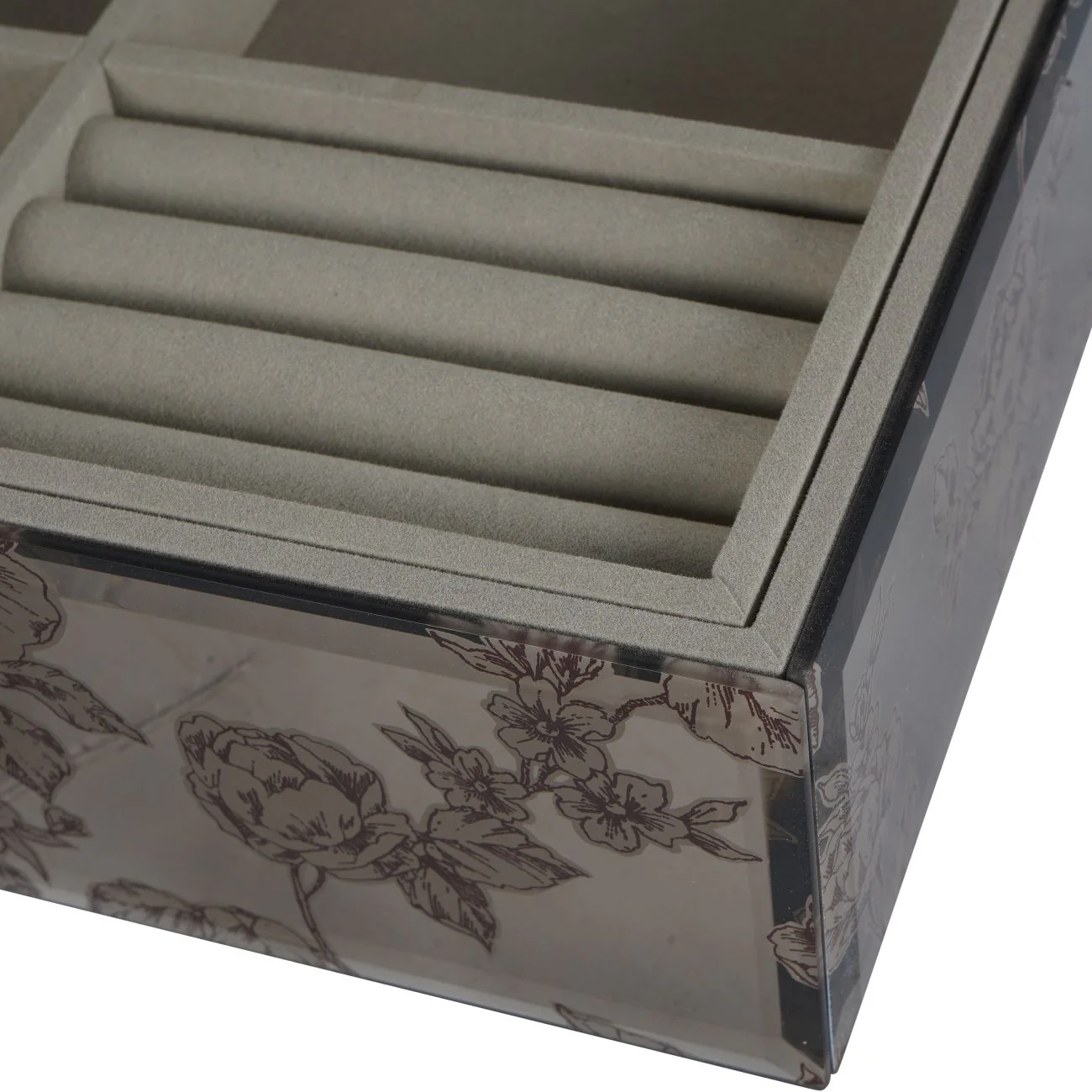 Truffle Pollington Roses Mirrored Printed Jewellery Box  - Various Sizes - Image 4