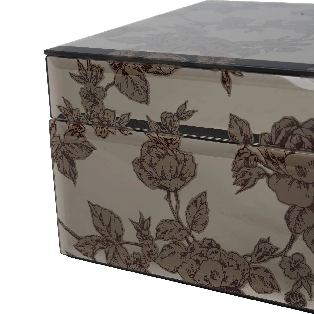 Truffle Pollington Roses Mirrored Printed Jewellery Box  - Various Sizes - Image 5