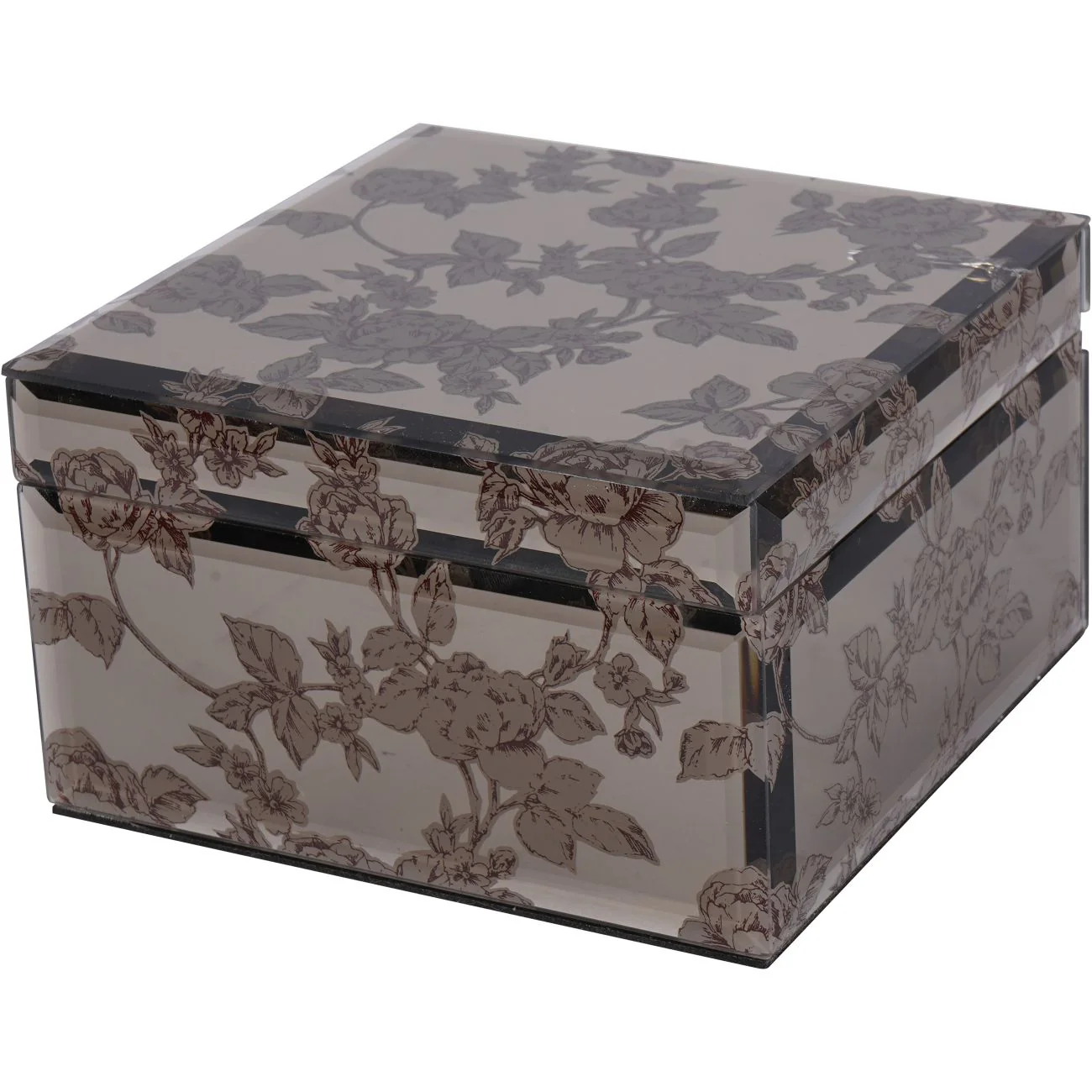 Truffle Pollington Roses Mirrored Printed Jewellery Box  - Various Sizes - Image 9