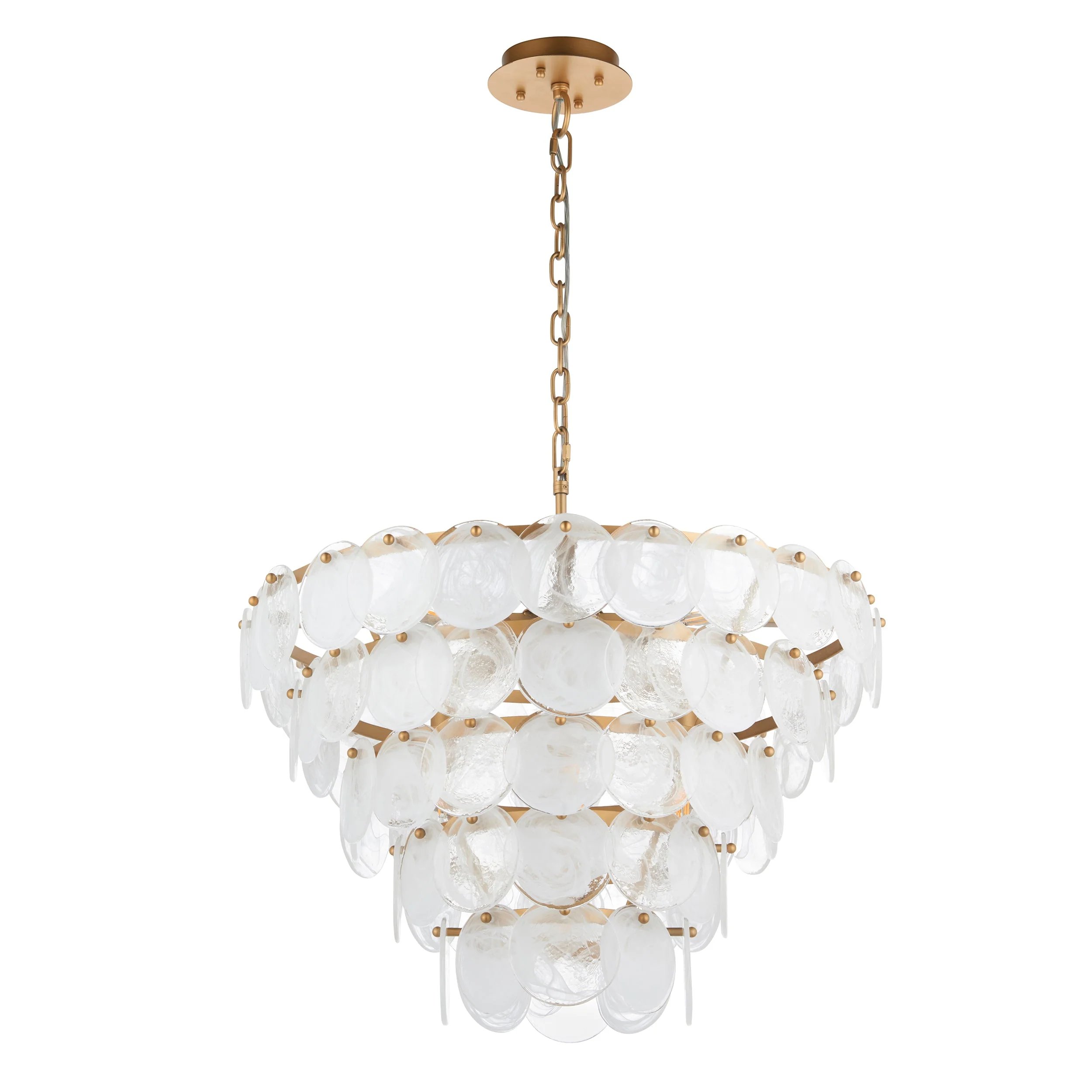 Laurita 9Lt Centre Ceiling Light - Antique Gold - Image 9